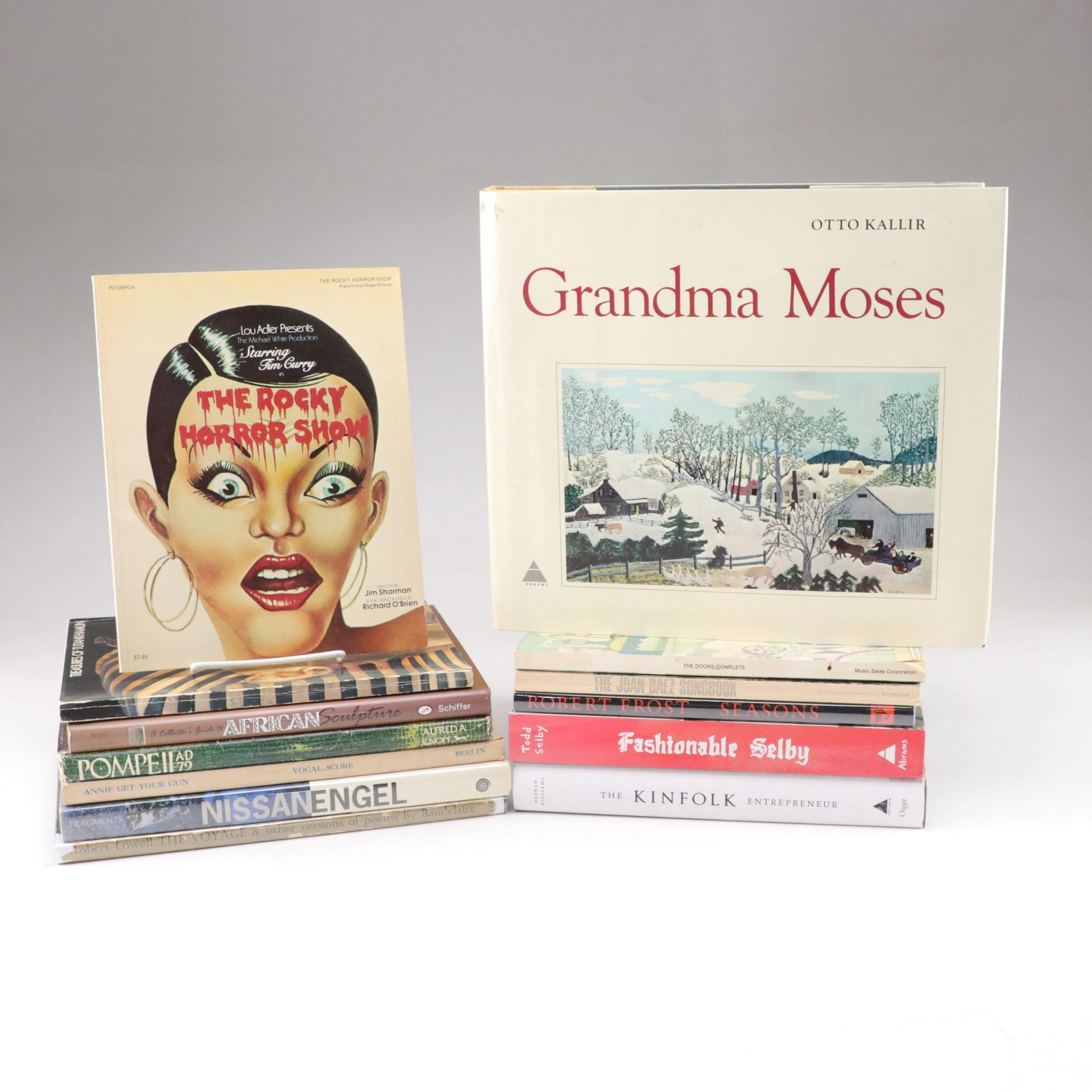 "Grandma Moses" by Otto Kallir, Nissan Engel Signed Art Book and More Books