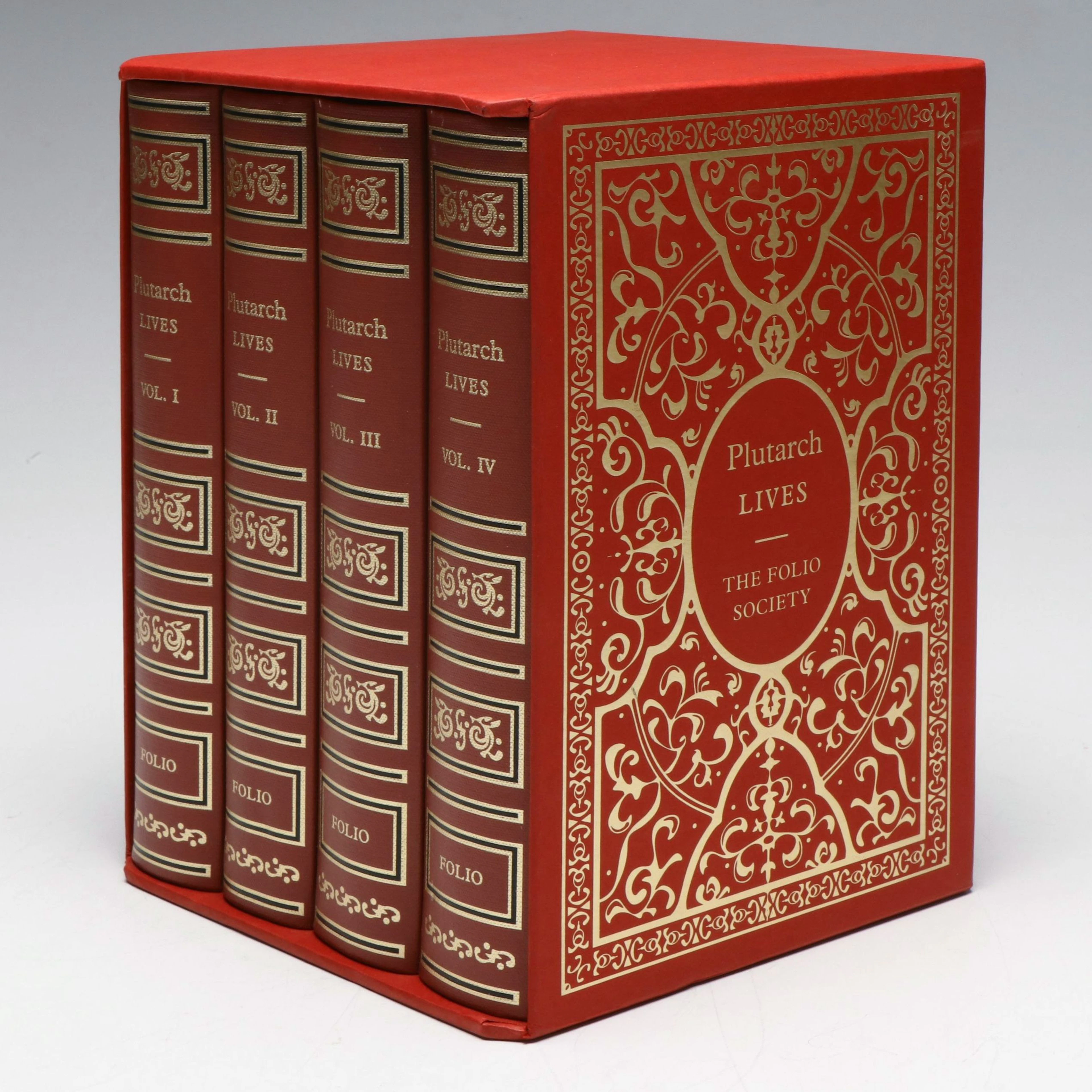 Folio Society "Plutarch Lives" Four-Volume Box Set, 2011