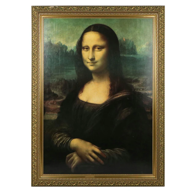 Large-Scale Offset Lithograph After Leonardo da Vinci "Mona Lisa," 1997