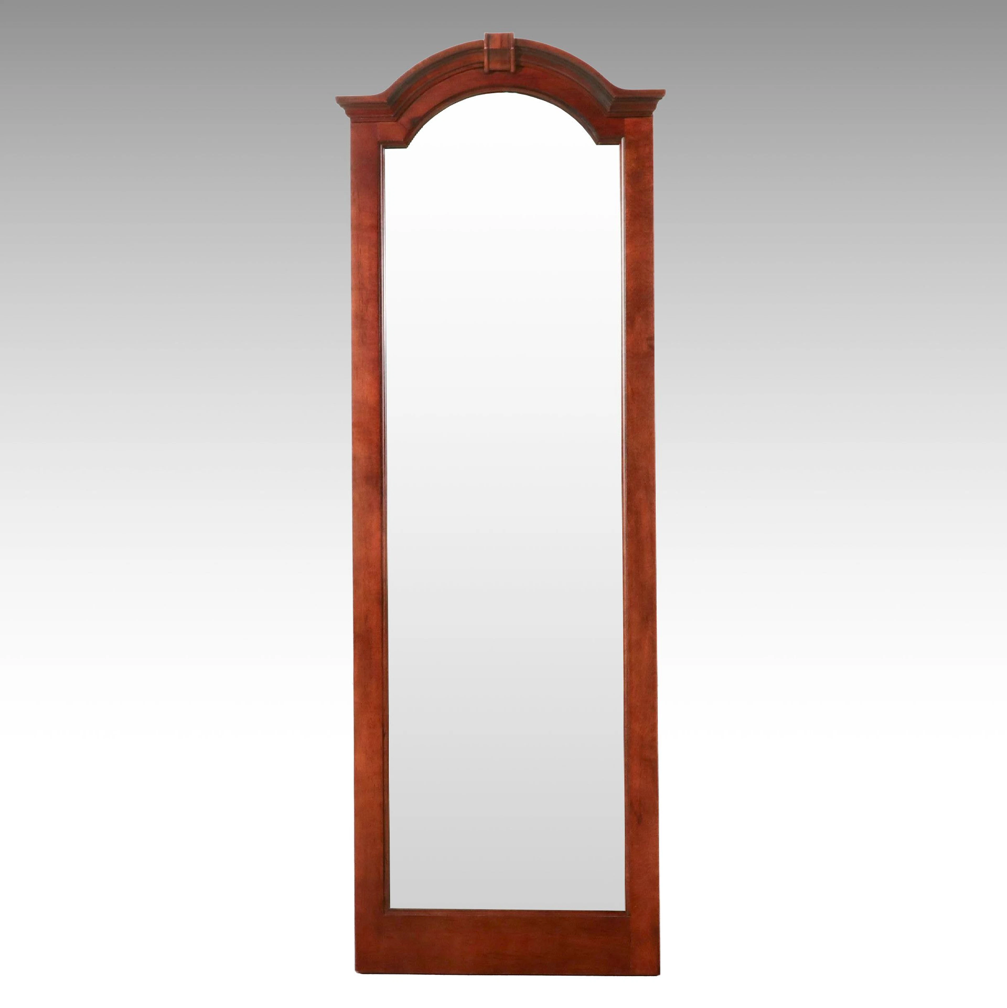 Renaissance Revival Style Pier Shaped Floor Standing Mirror