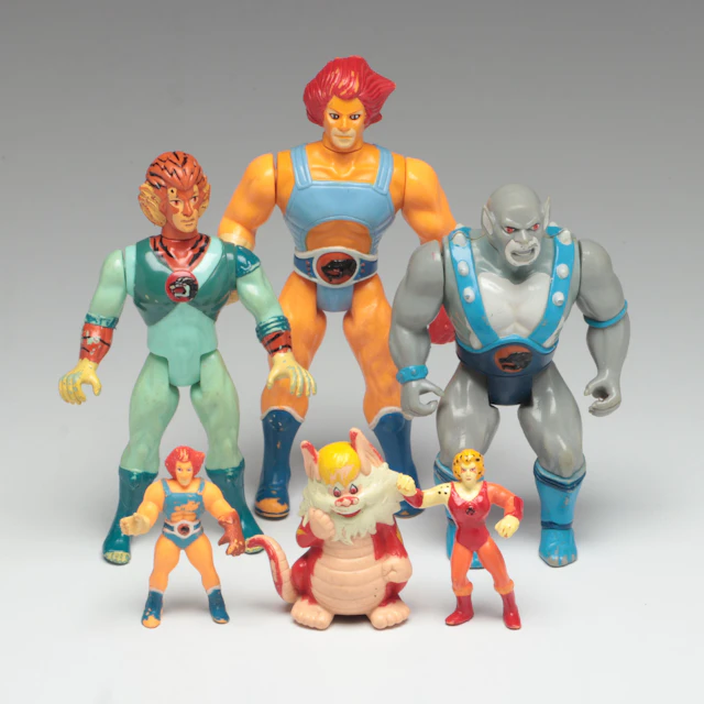 LJN Toys ThunderCats Action Figures Featuring "Lion-O" and "Panthro"