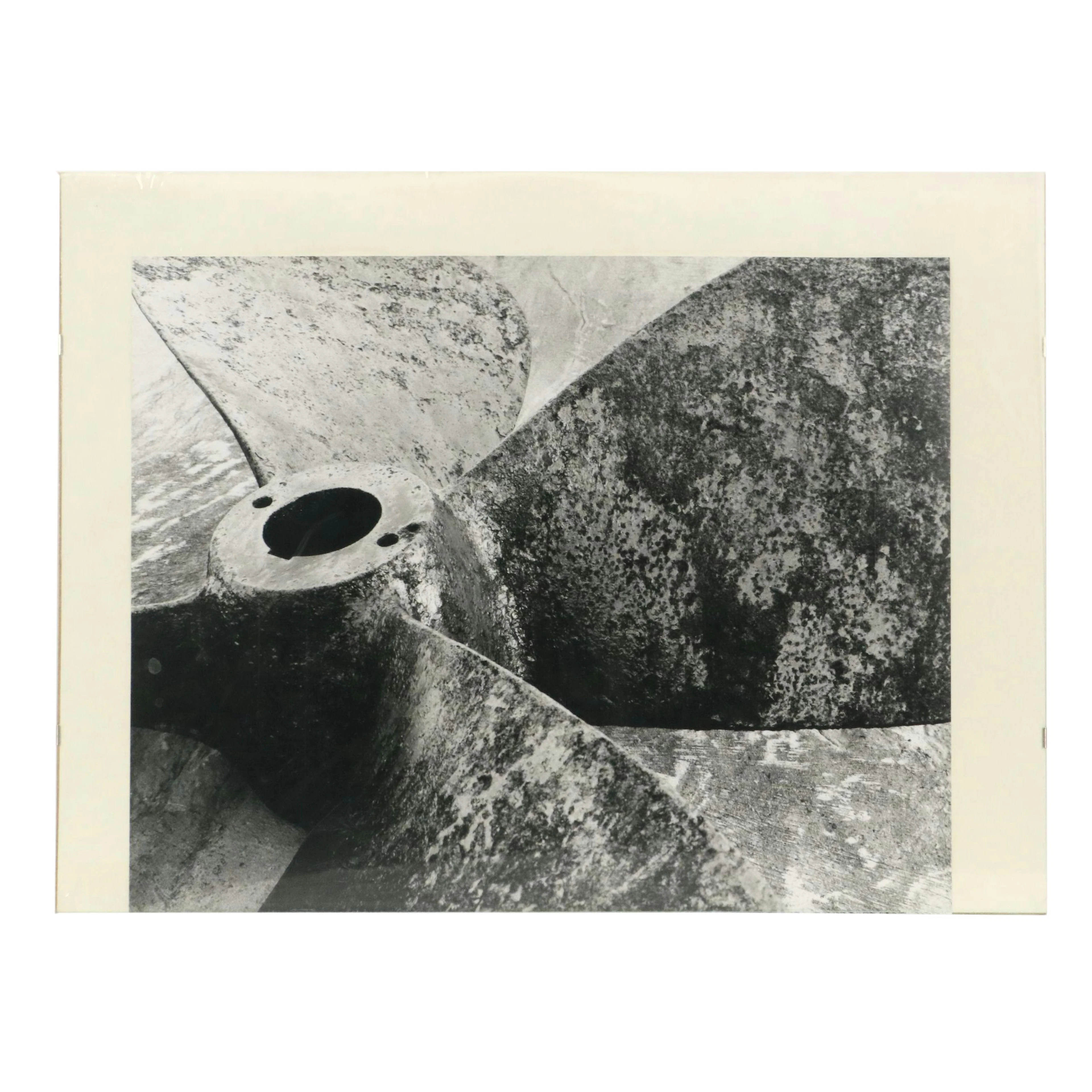 Silver Print Industrial Abstract Image of Fan, 20th Century