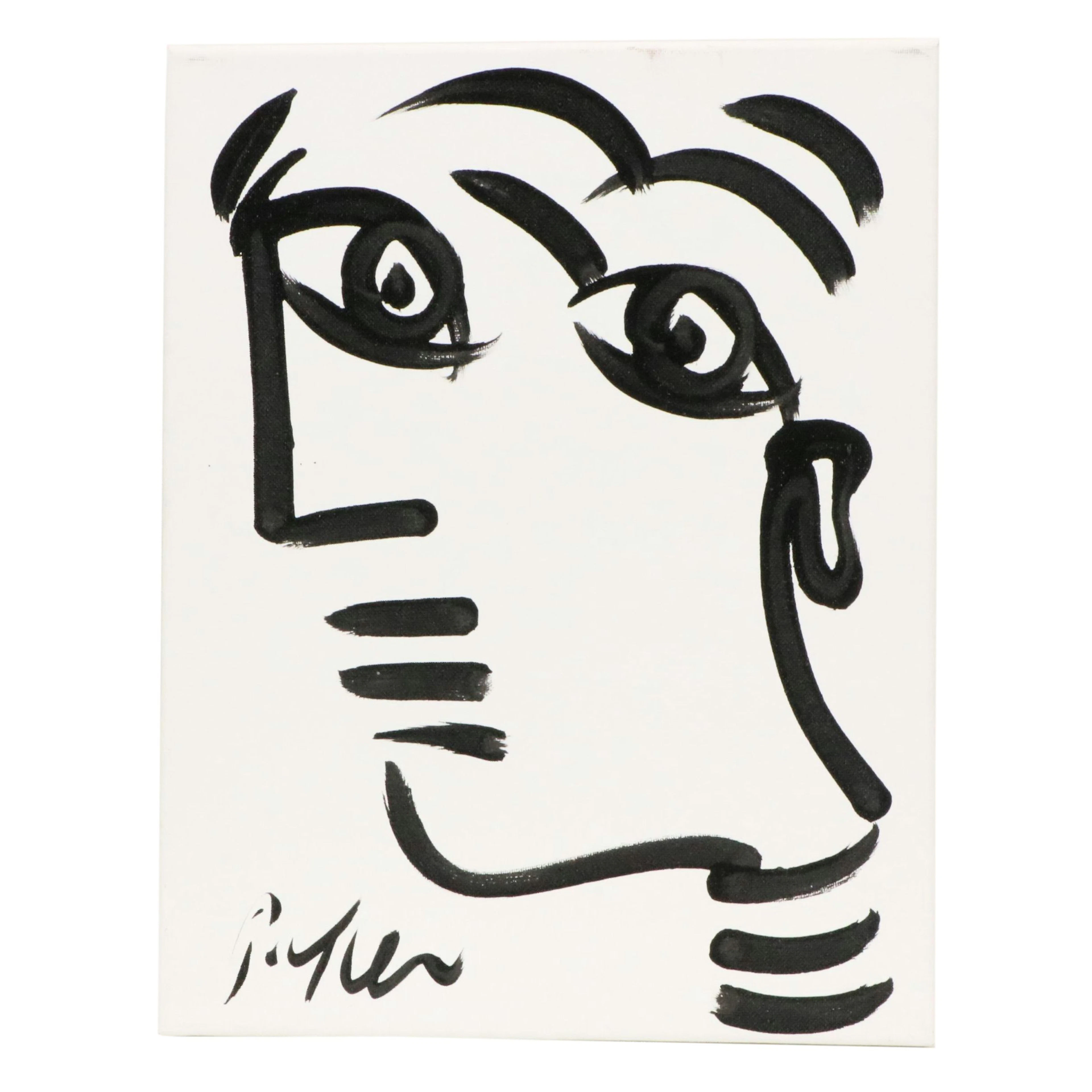 Peter Keil Portrait Acrylic Painting