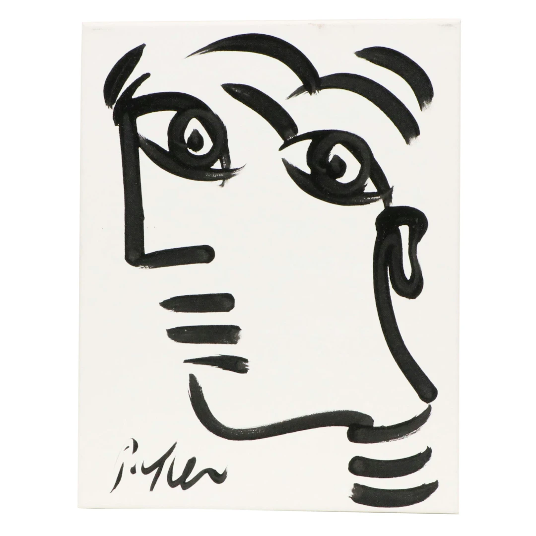 Peter Keil Portrait Acrylic Painting