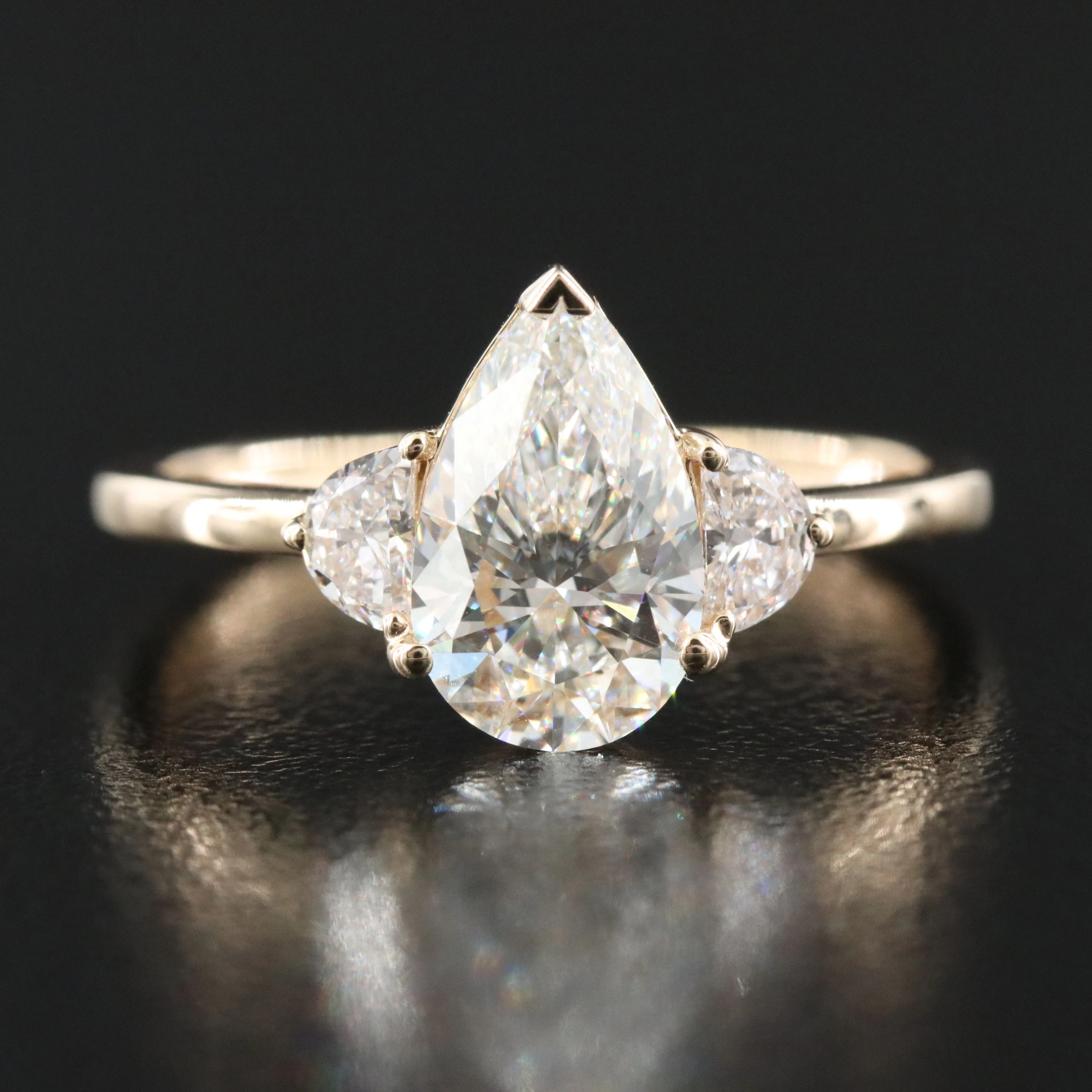 14K 1.55 CTW Lab Grown Diamond Ring with IGI Report