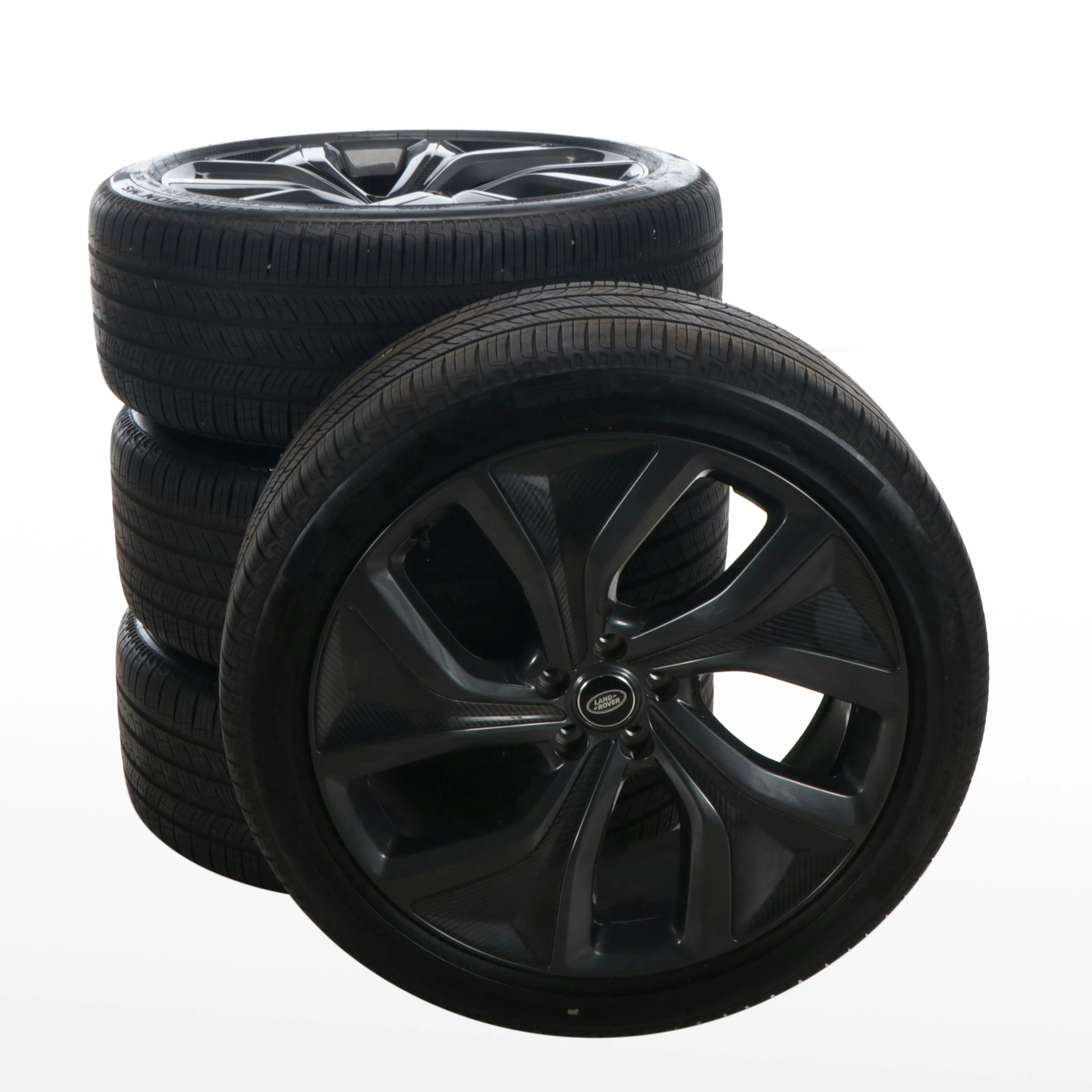 Set of Four Land Rover Alloy Wheels with Pirelli Scorpion Tires