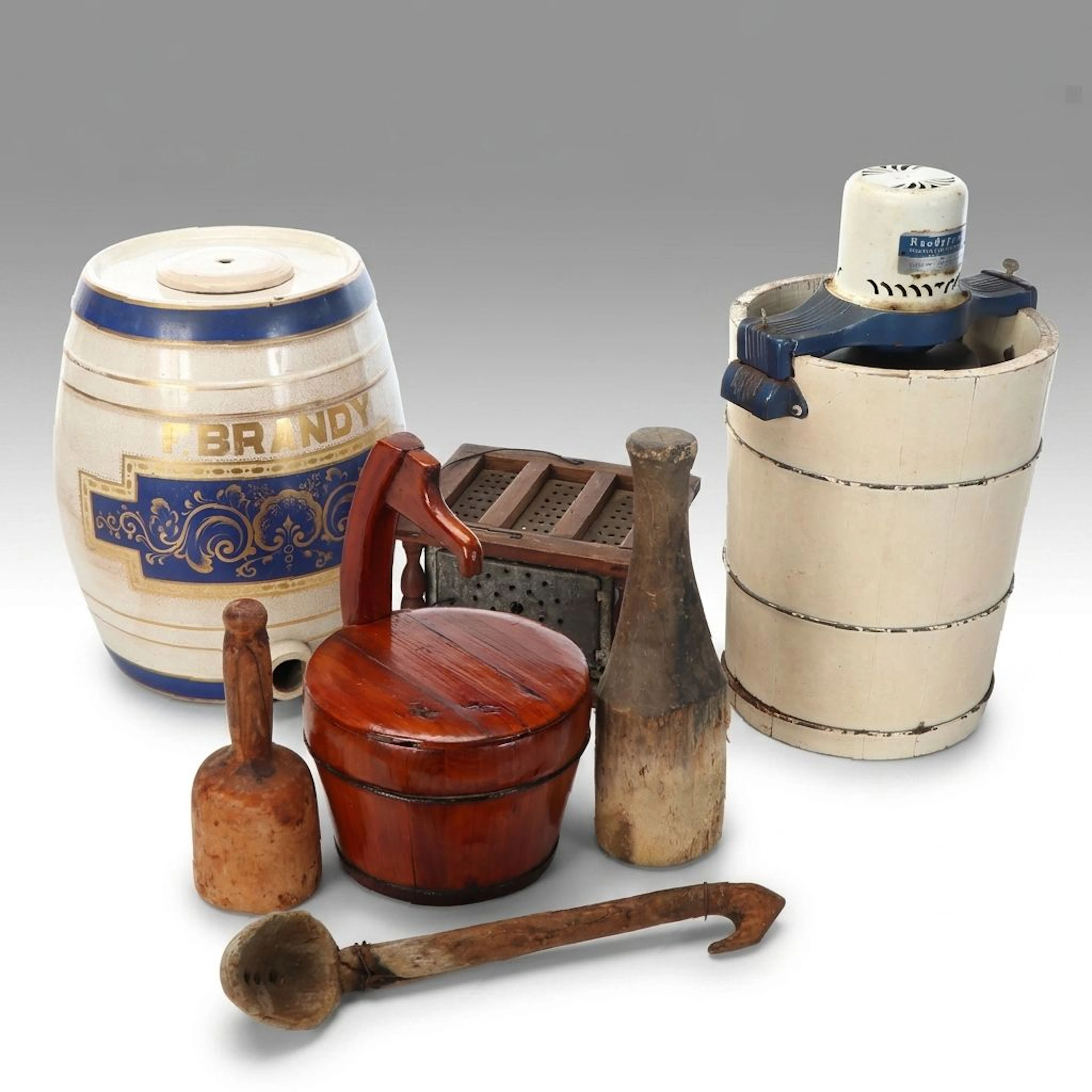 Victorian Ceramic Brandy Pub Barrel, Chicago Electric Handyfreeze and More