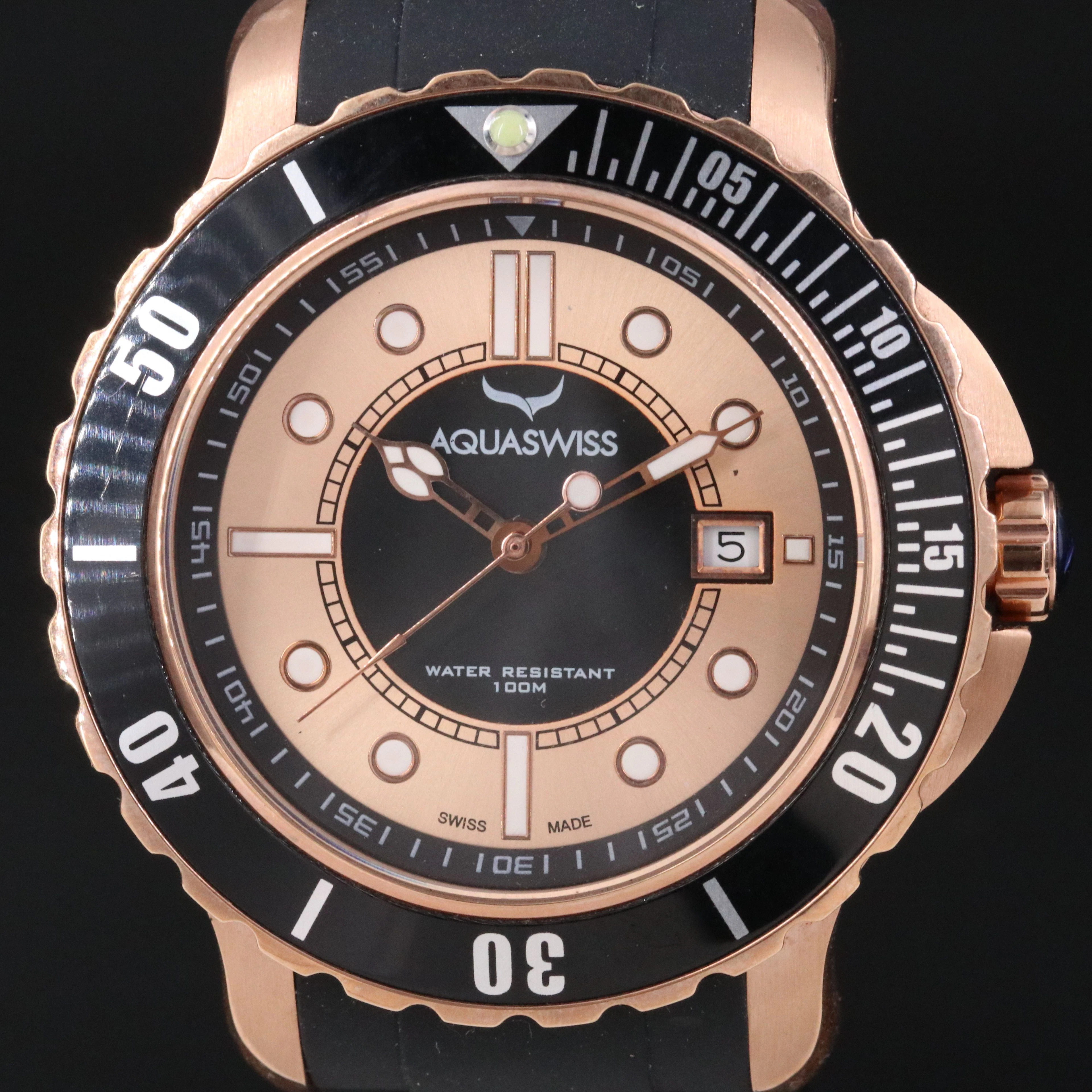 Aquaswiss Rugged G 46mm Steel Quartz Watch