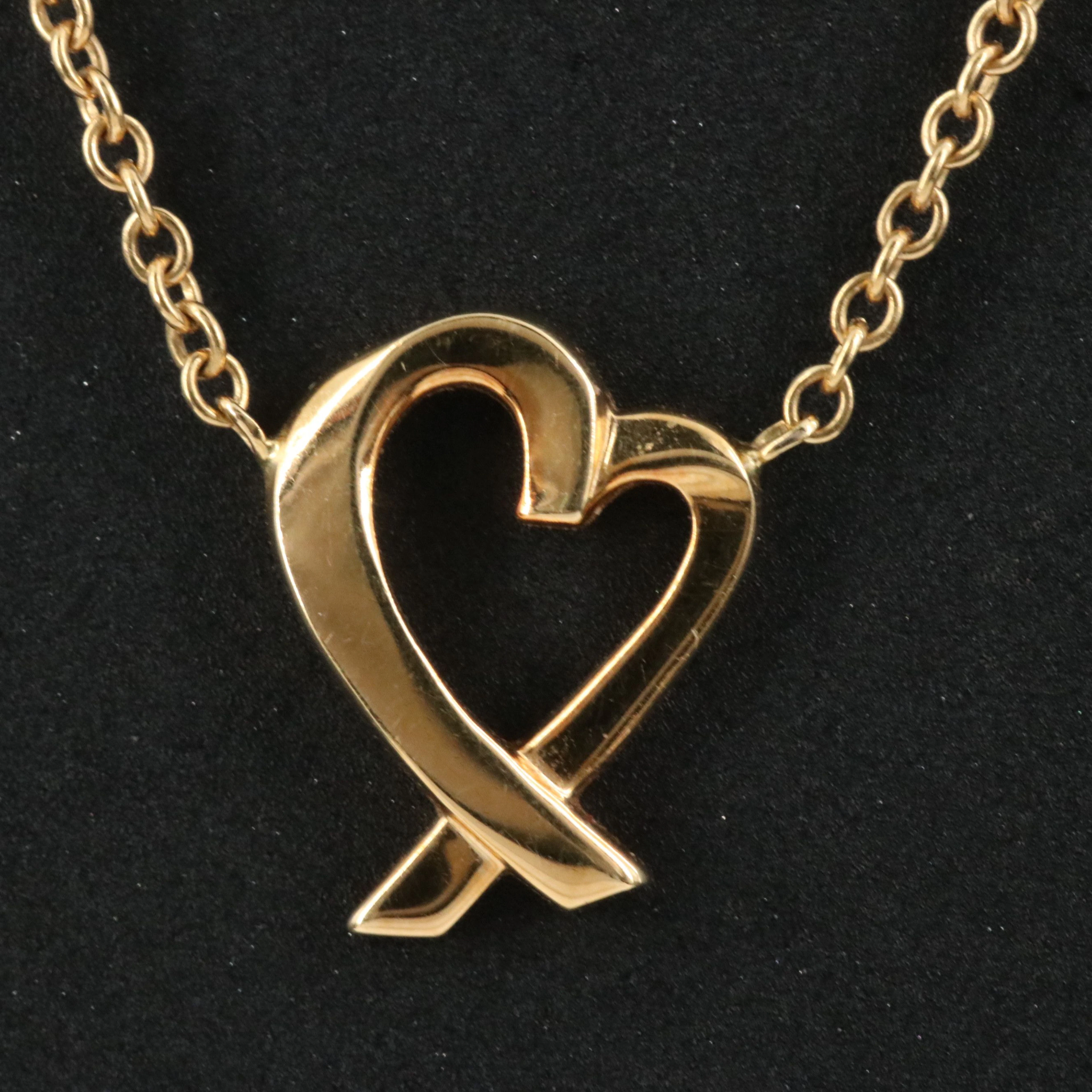Paloma Picasso for Tiffany & Co. Loving Heart 18K Necklace