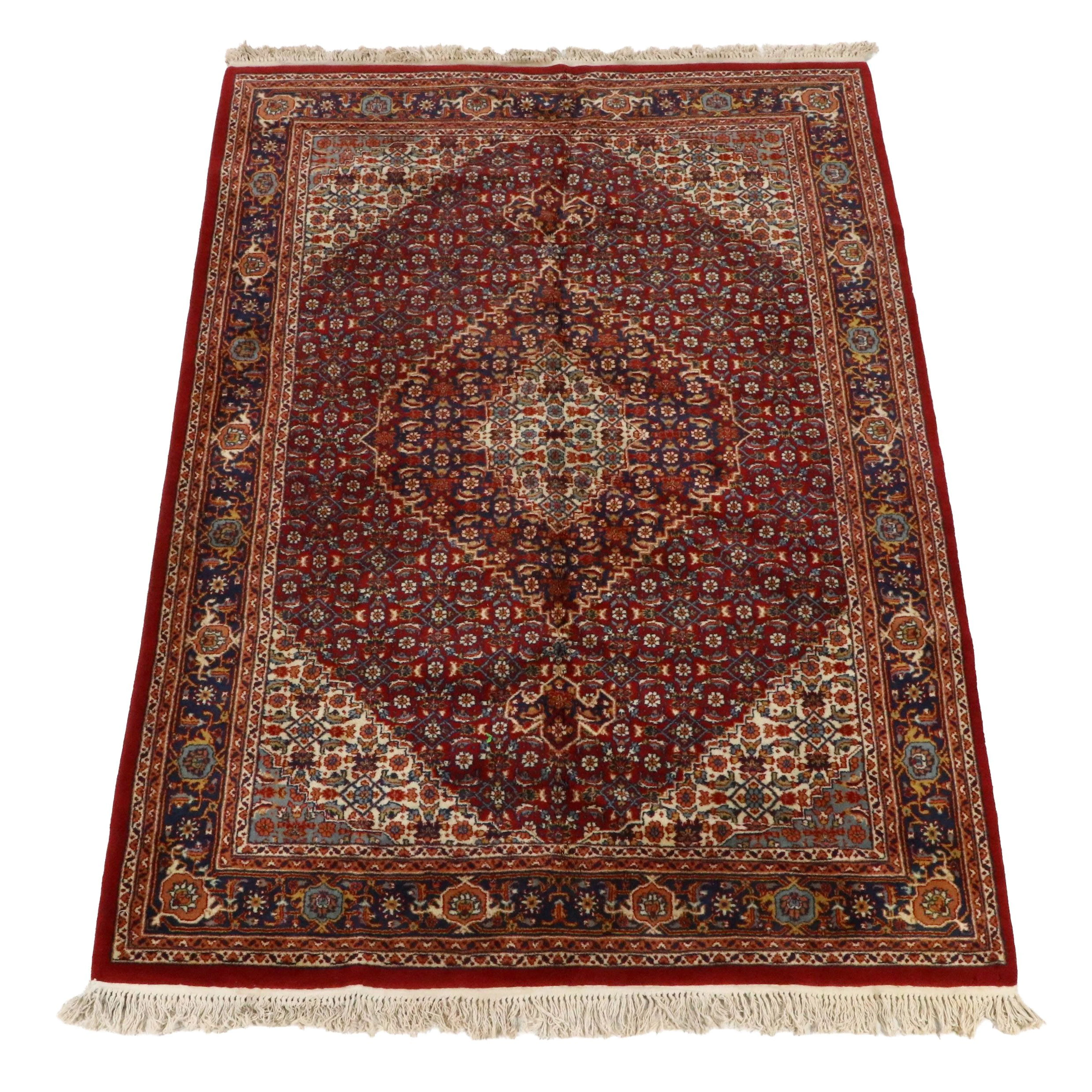 6' x 9'2 Hand-Knotted Agrippa Indo-Persian Bijar Area Rug