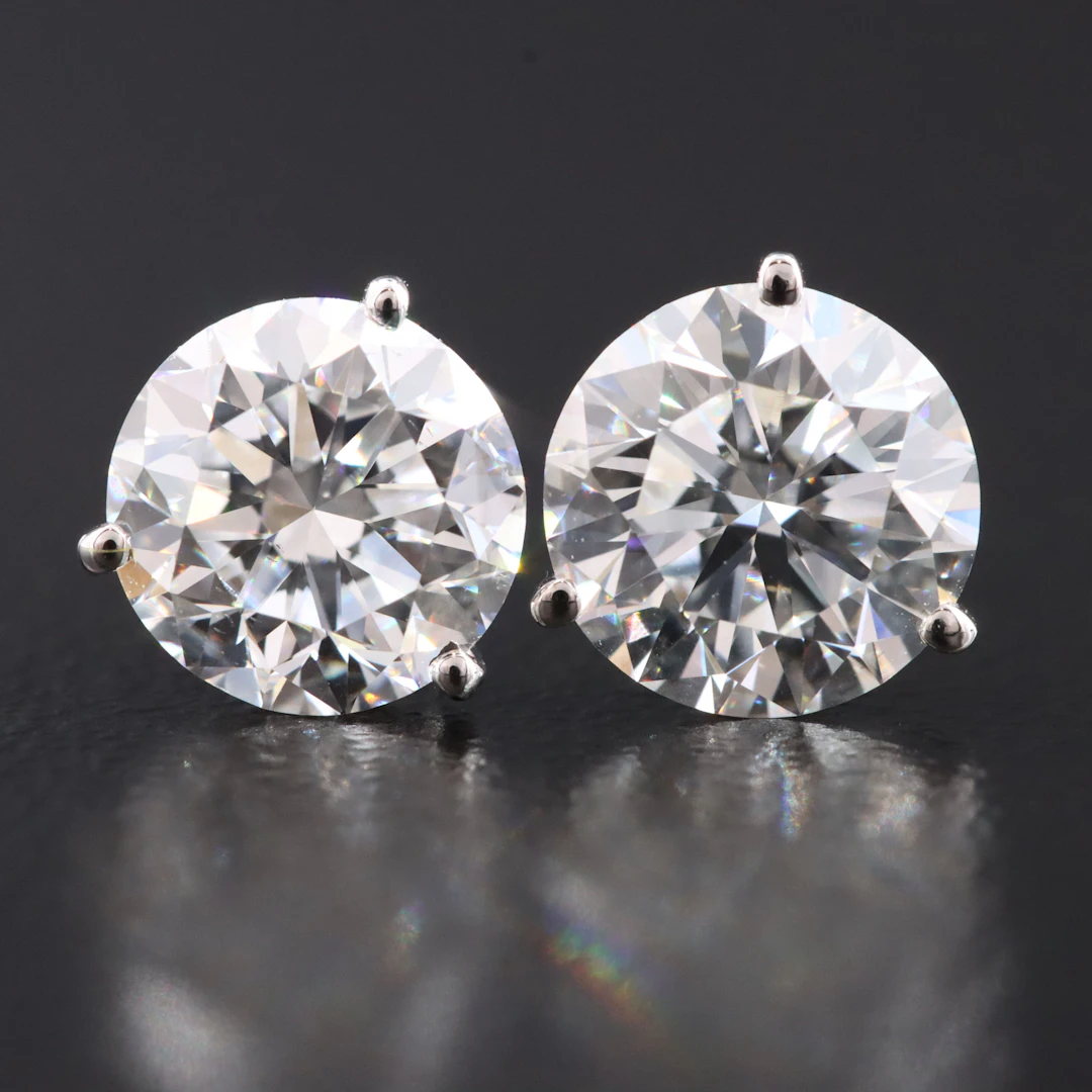 14K 2.04 CTW Lab Grown Diamond Stud Earrings