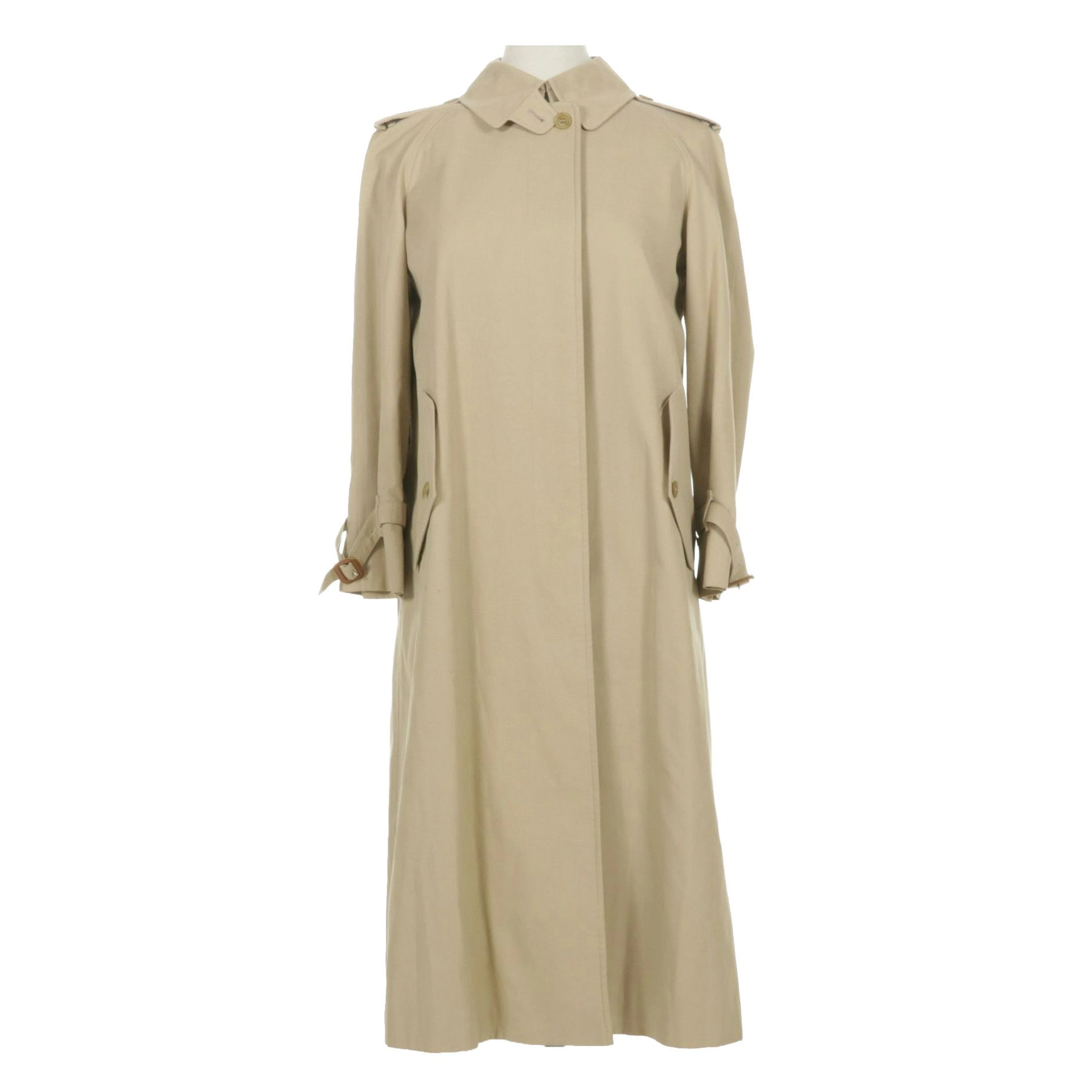 Burberrys Single-Breasted Trench Coat with Nova Check Lining