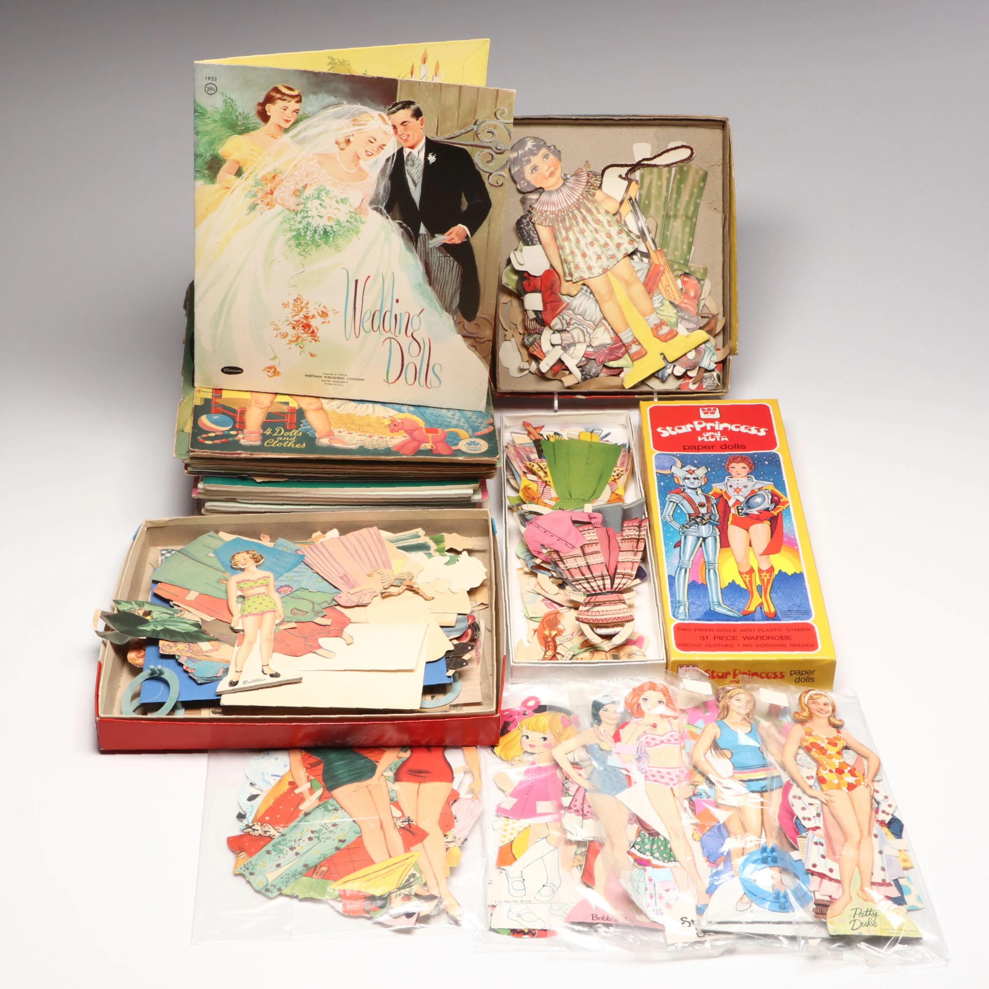 "Princess Diana," "Judy Garland," "Barbie" and More Vintage Paper Doll Sets