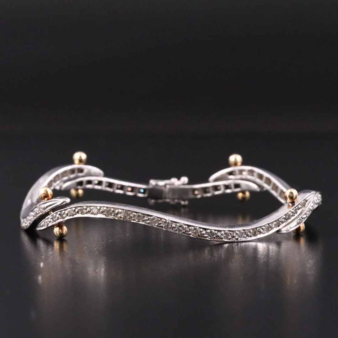 14K 1.75 CTW Diamond Bracelet