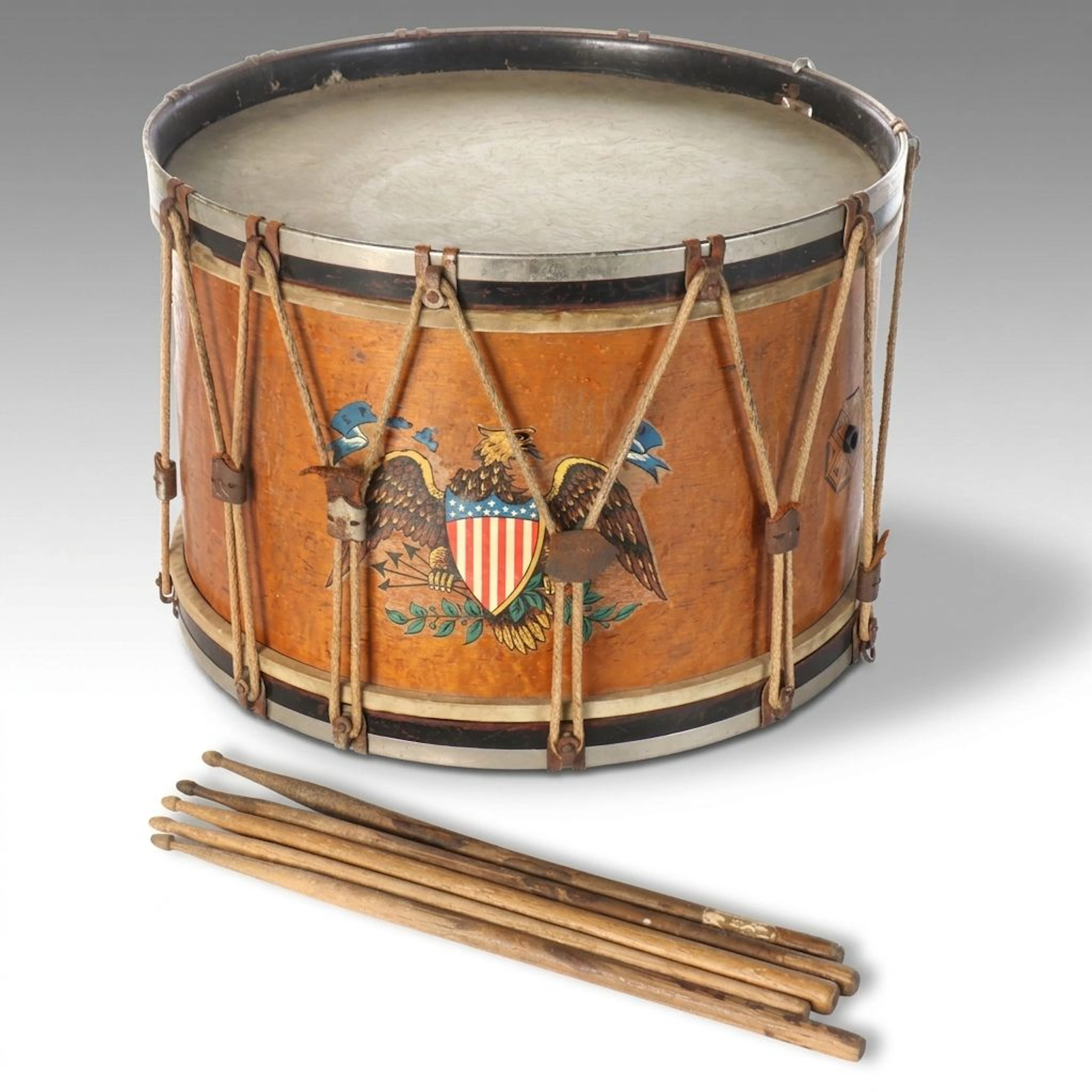 Wood Cased Rope Tension Drum