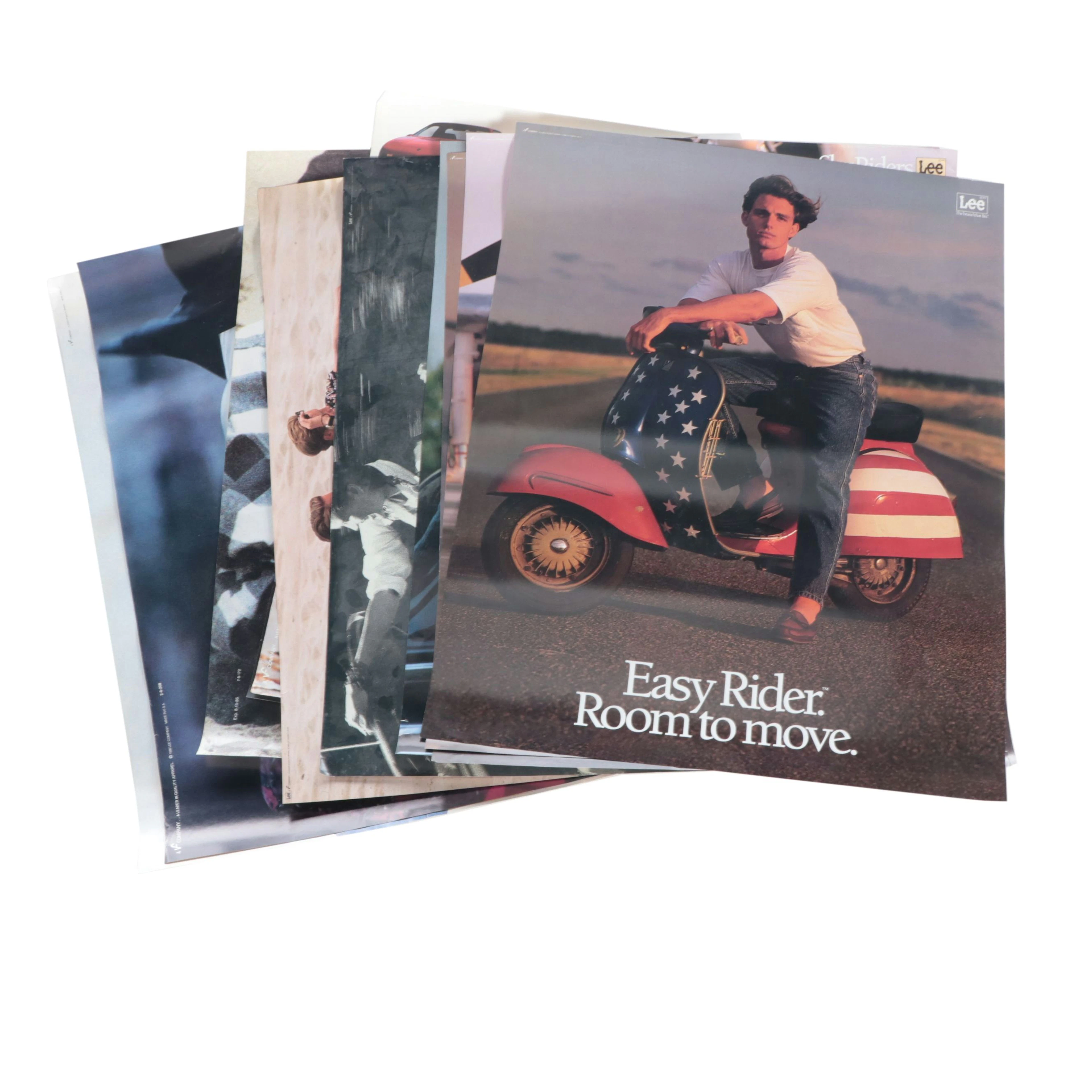 Lee Sky Riders Jeans Advertising Memorabilia, c. 1987