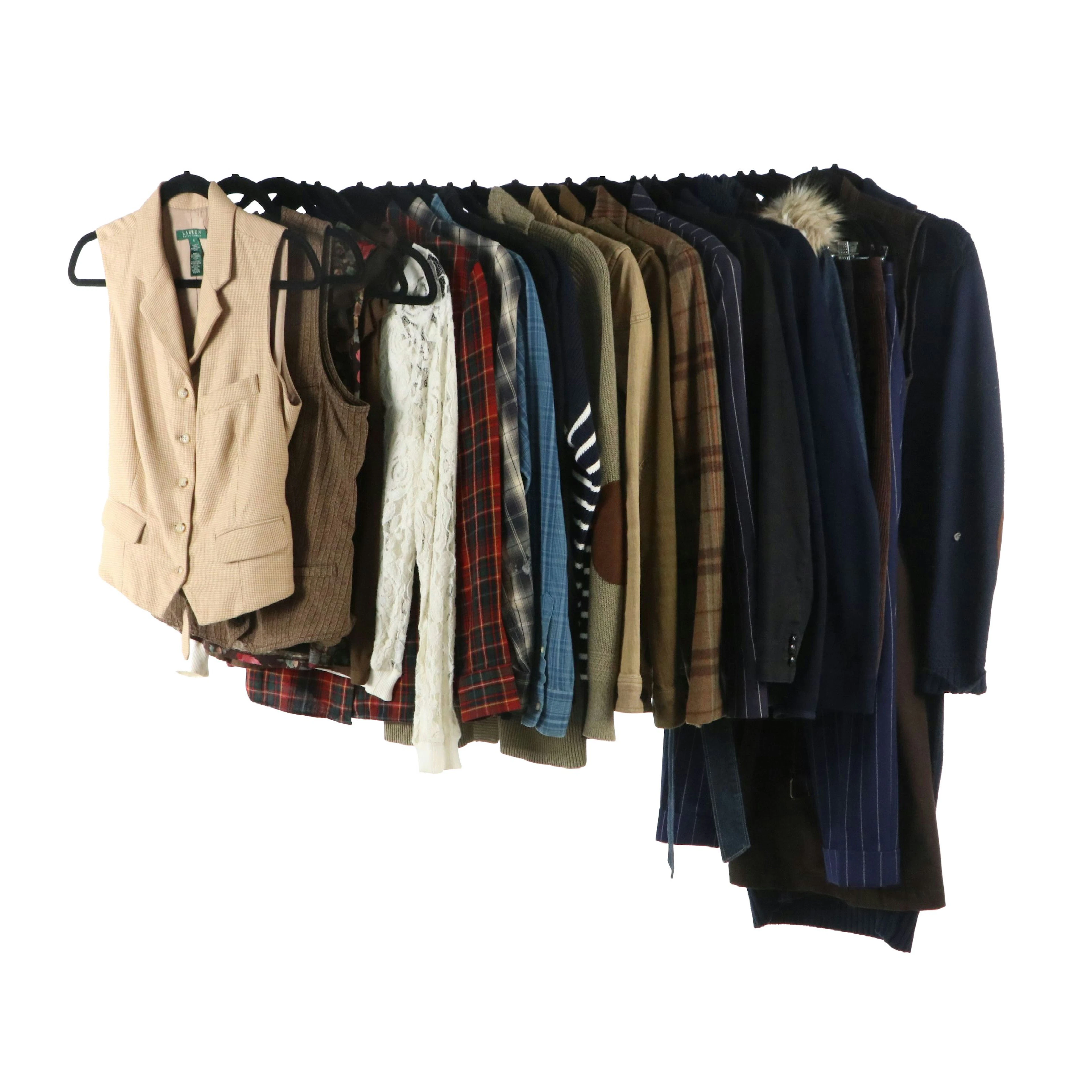 Ralph Lauren Brand Jackets, Shirts, Sweaters, Skirts, and Dresses, Vintage