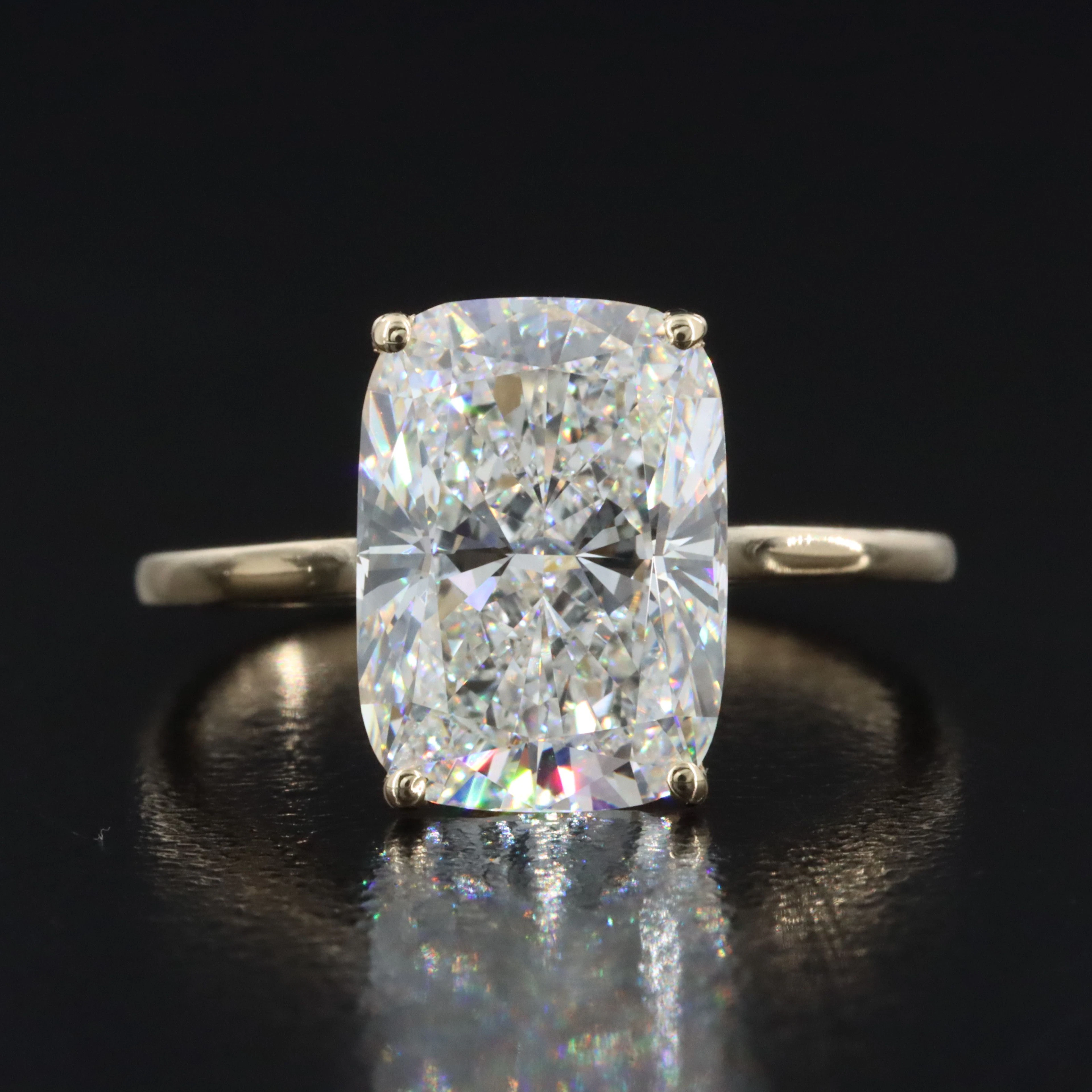 14K 5.01 CT Lab Grown Diamond Ring with IGI Report