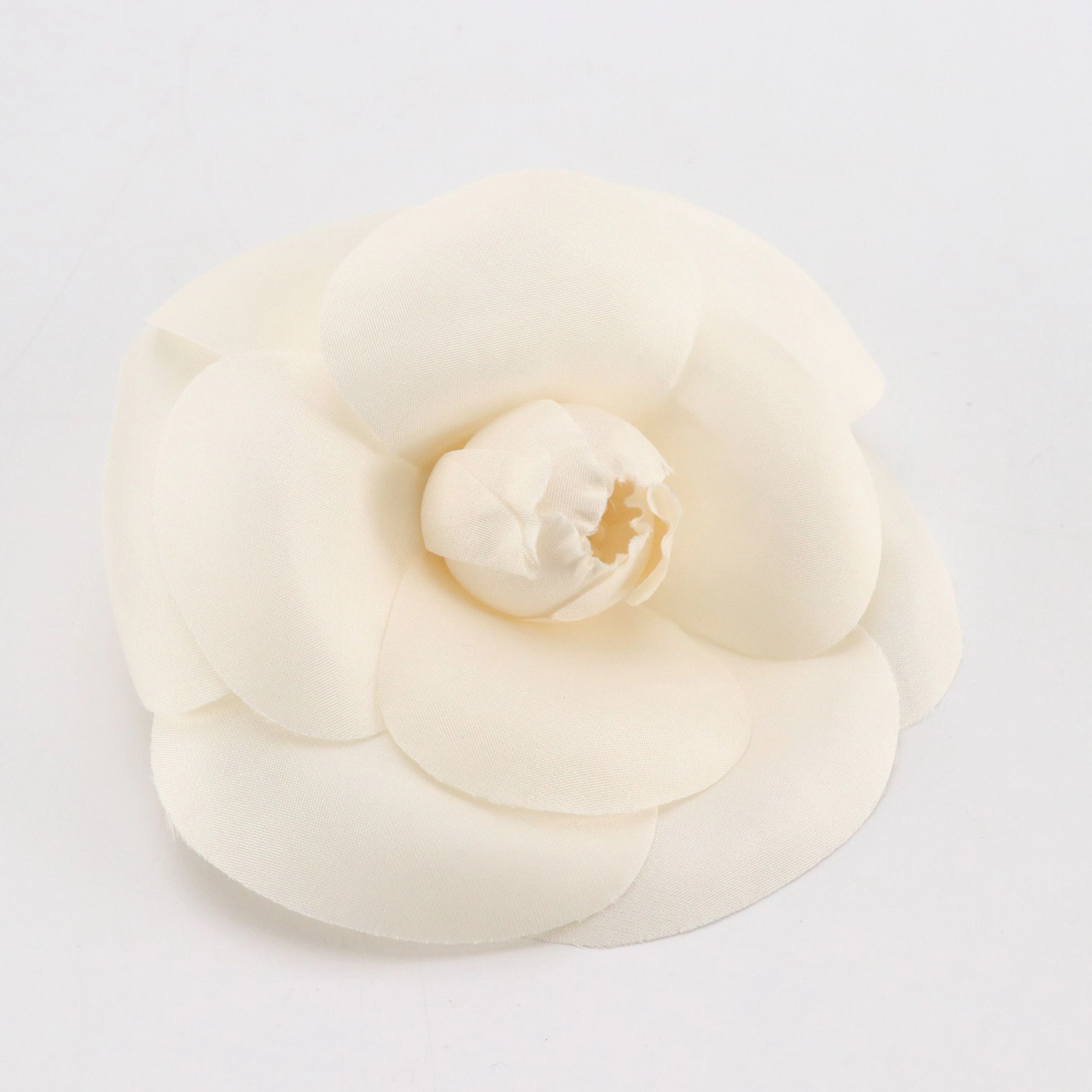 Chanel Camellia Flower Brooch, With Box