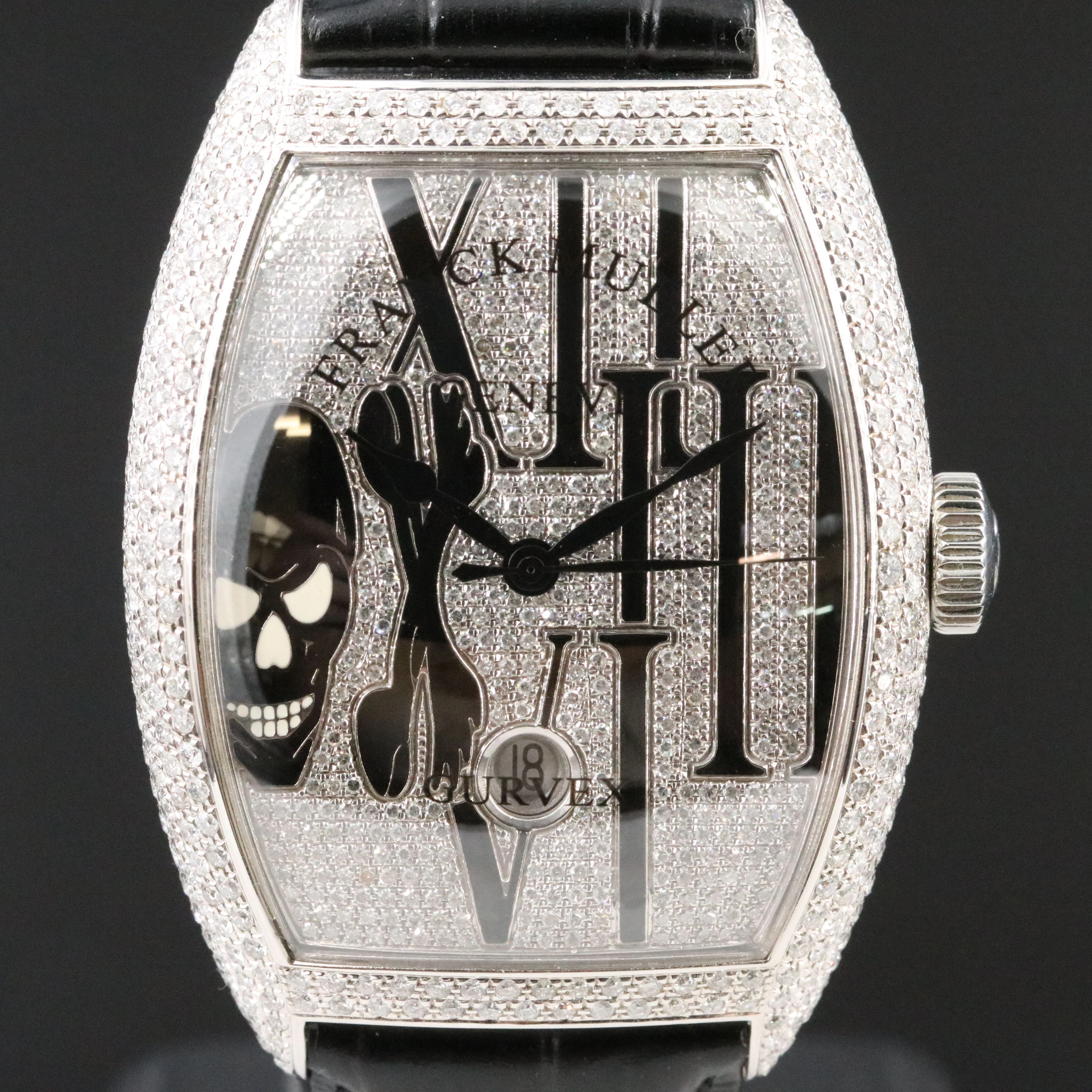 Franck Muller Curvex Master of Complications Custom 5.14 CTW Diamonds Watch