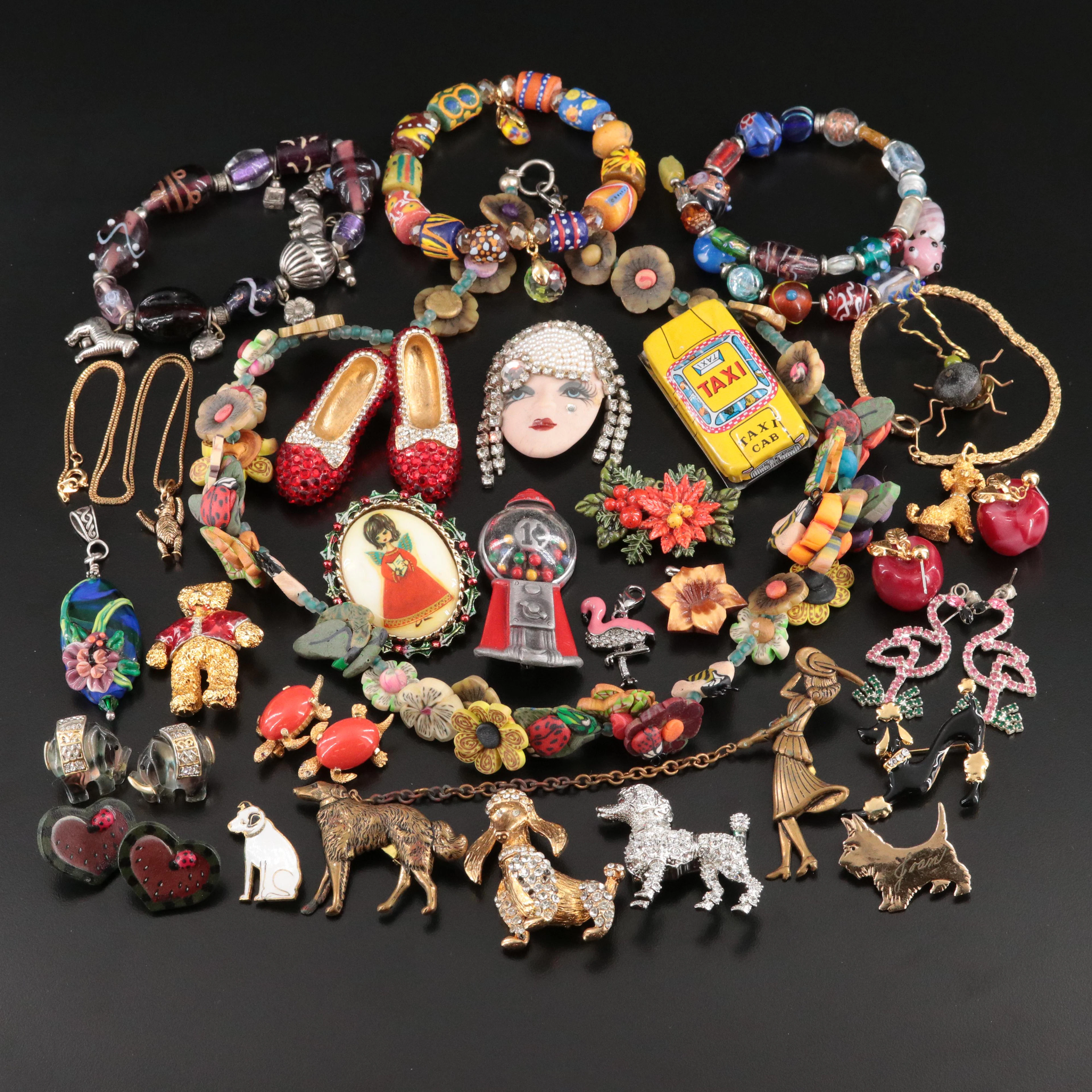 Kenneth Jay Lane Poodle Featured in Whimsical Jewelry Collection