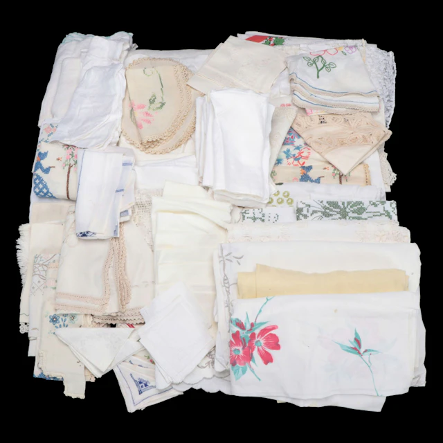 Crochet Lace, Cross-Stitch, Cutwork and More Decorative Table Linens, Vintage