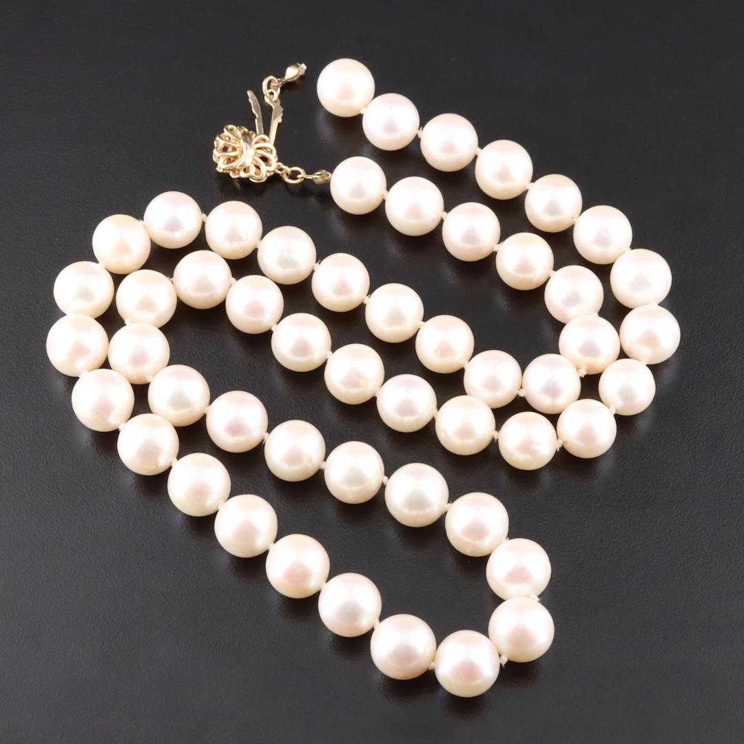 14K Pearl Strand Repair Lot