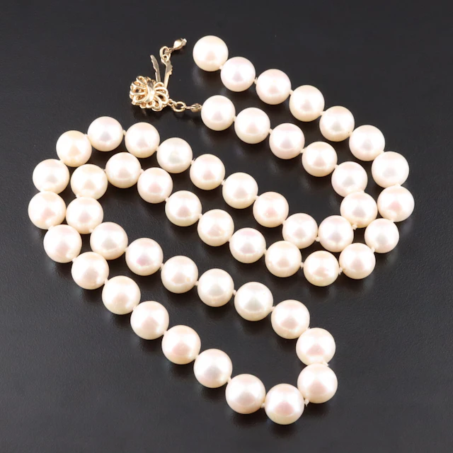 14K Pearl Strand Repair Lot