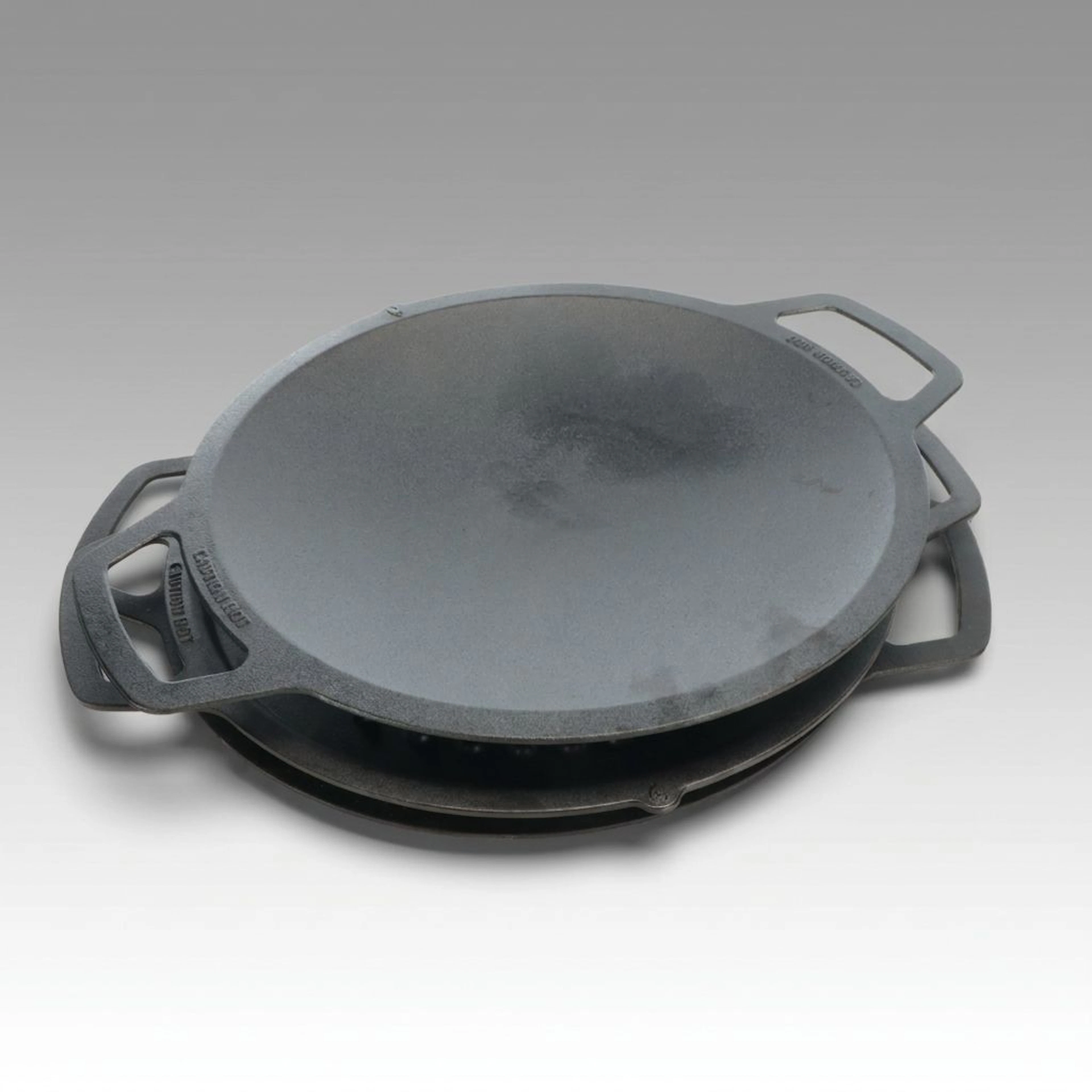 Camp Chef Cast Iron Skillet and Griddle Set with Storage Bags