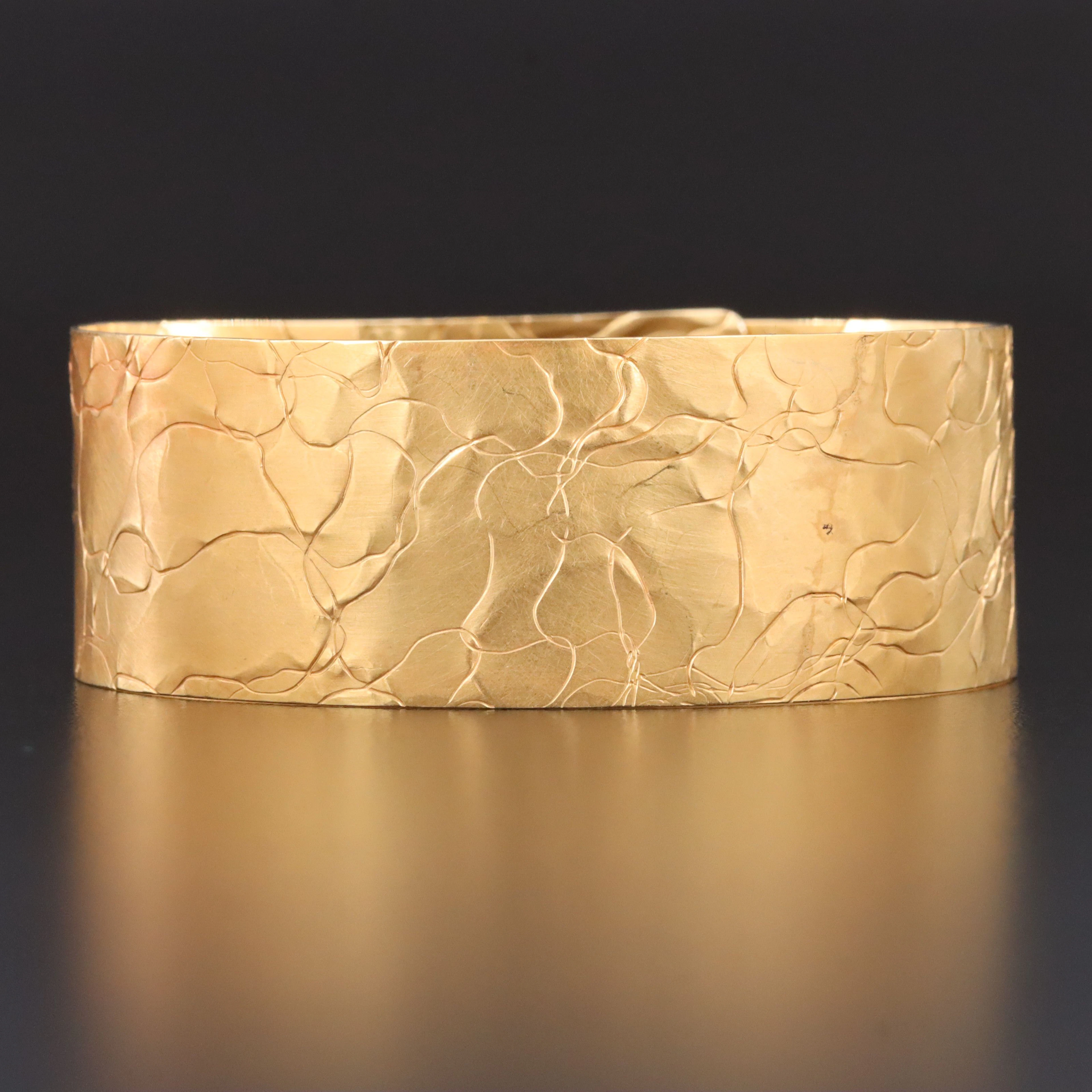 Norbert Muerrle "Récrolie" 18K Bracelet with Diamond Accents