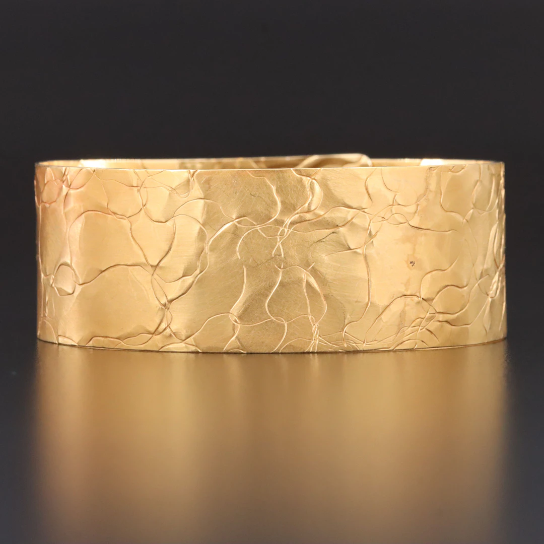 Norbert Muerrle "Récrolie" 18K Bracelet with Diamond Accents