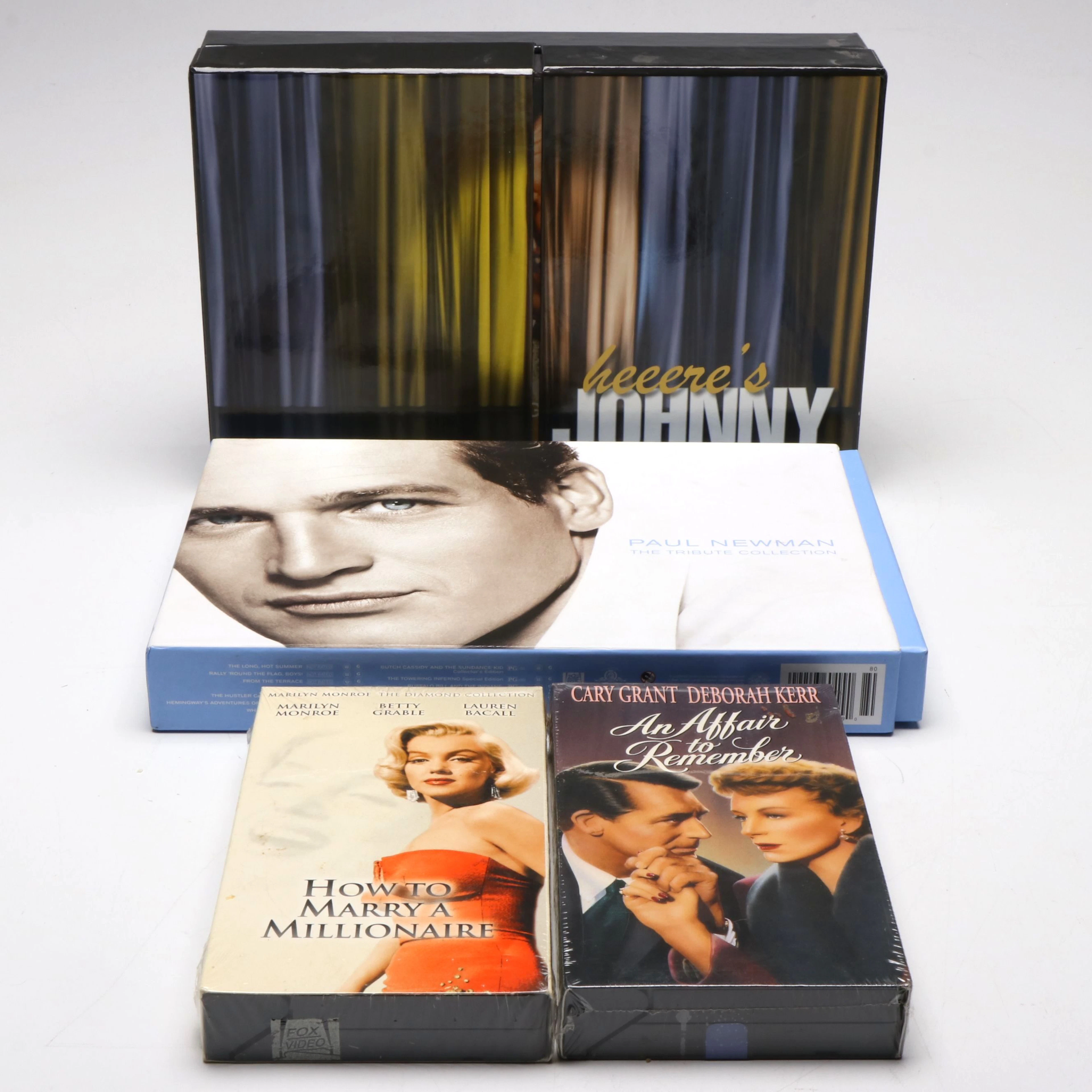 Paul Newman: The Tribute Collection with More VHS Tapes and DVDs
