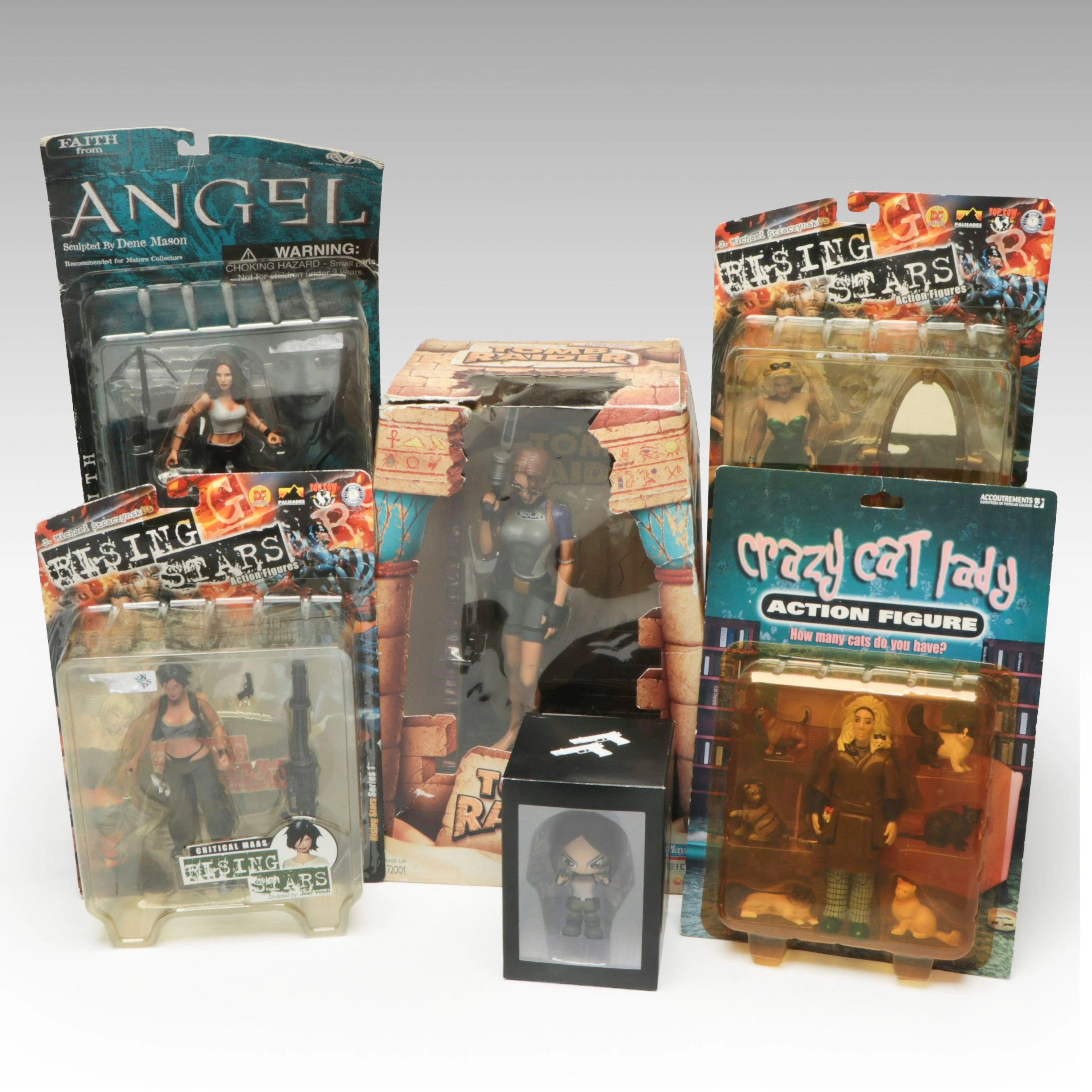 Playmates "Tomb Raider" with Other Pop Culture Action Figures