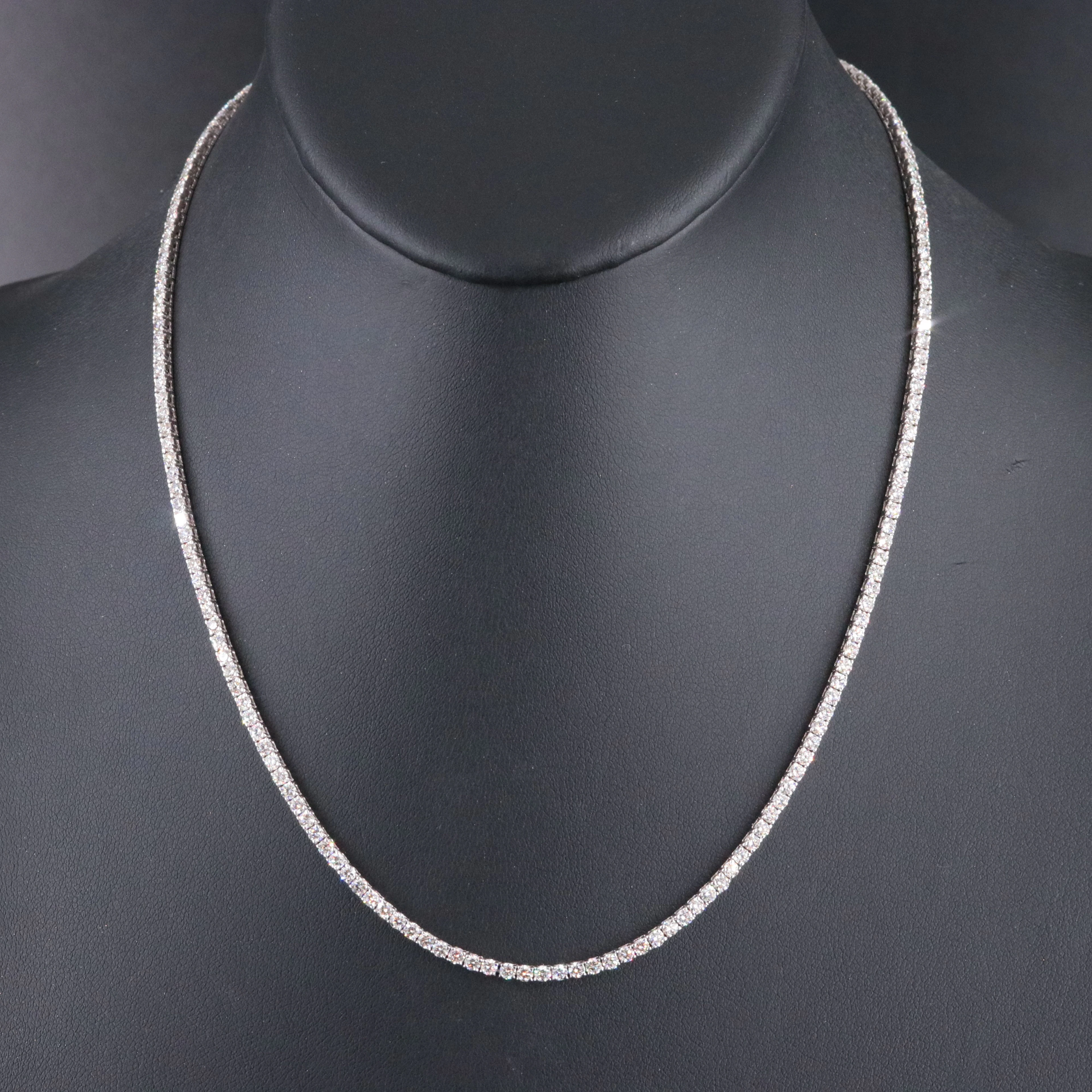 14K 7.11 CTW Diamond Riviere Necklace