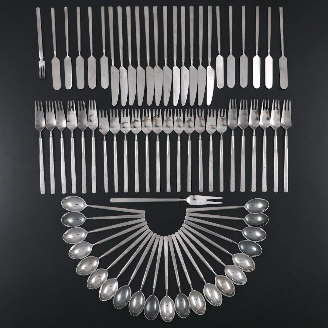 Danish Modern Copenhagen Cutlery "Obelisk" Flatware