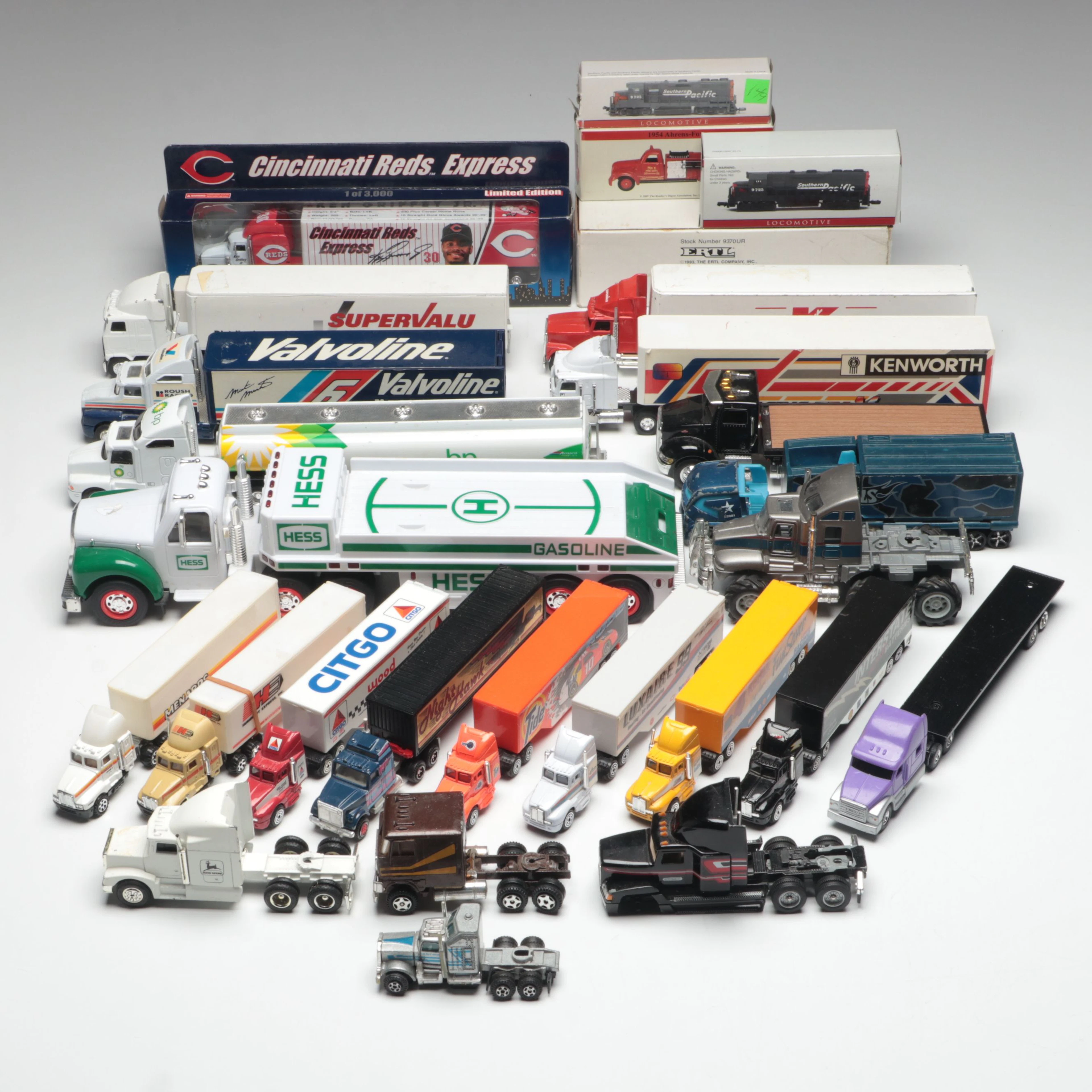 Peterbilt, Hess, Hot Wheels, and More Branded Diecast Trucks