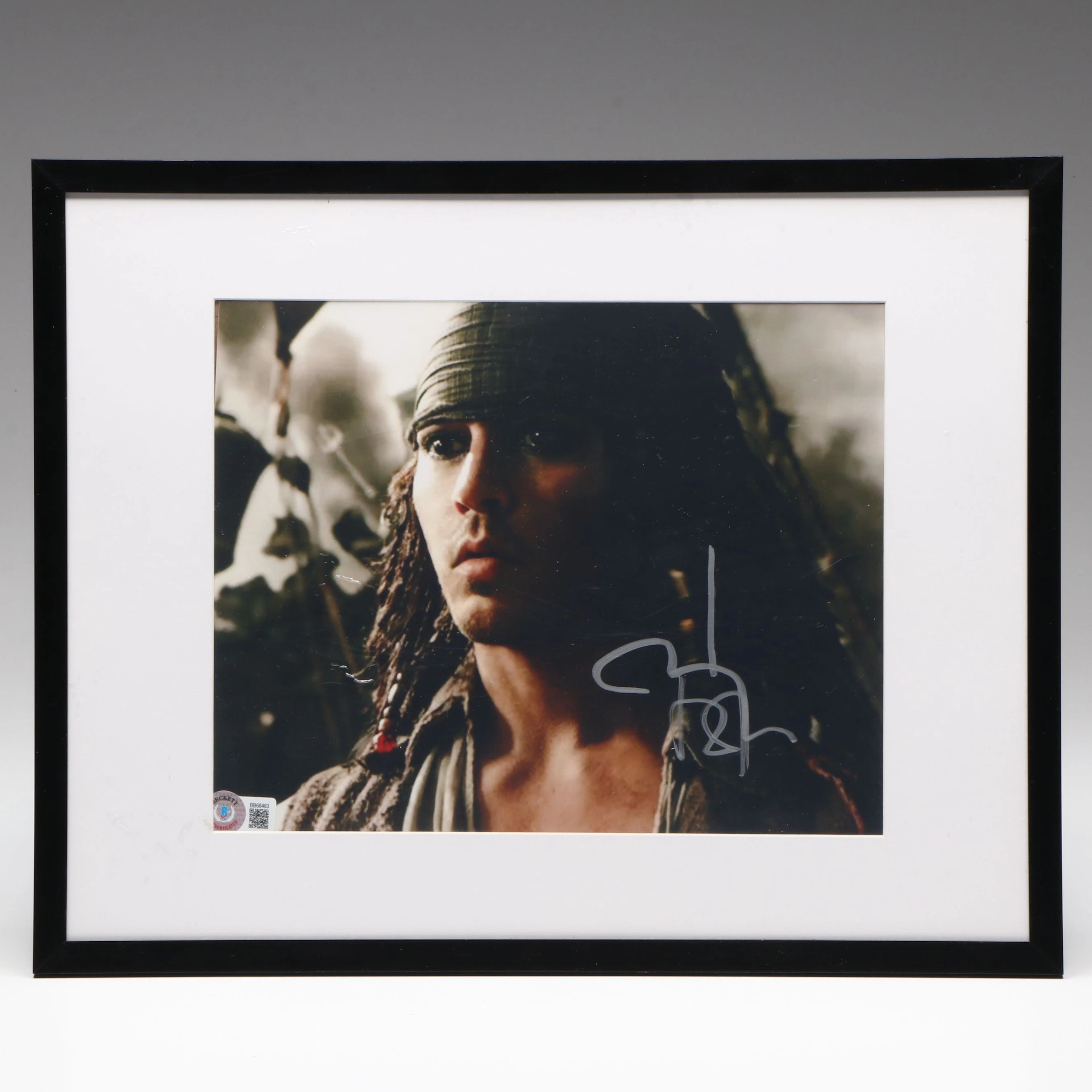 Johnny Depp Signed Photo Print, Beckett
