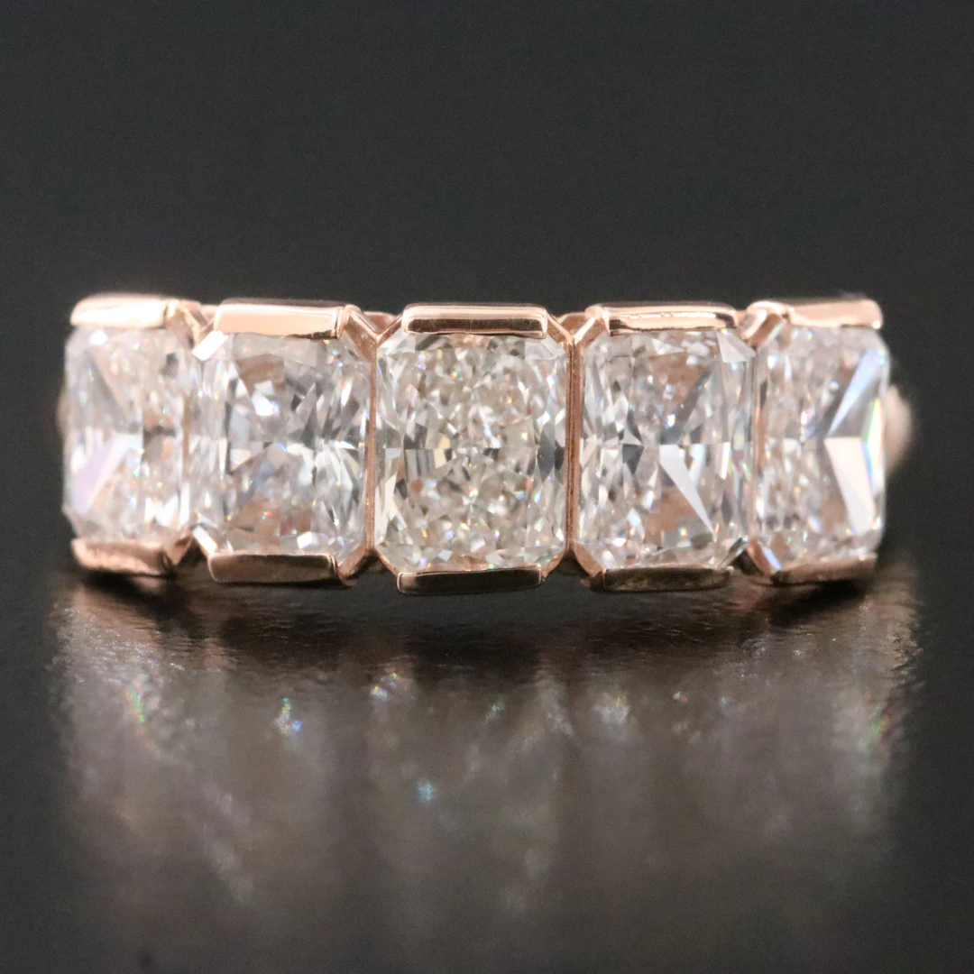 14K Rose Gold 2.58 CTW Lab Grown Diamond Ring