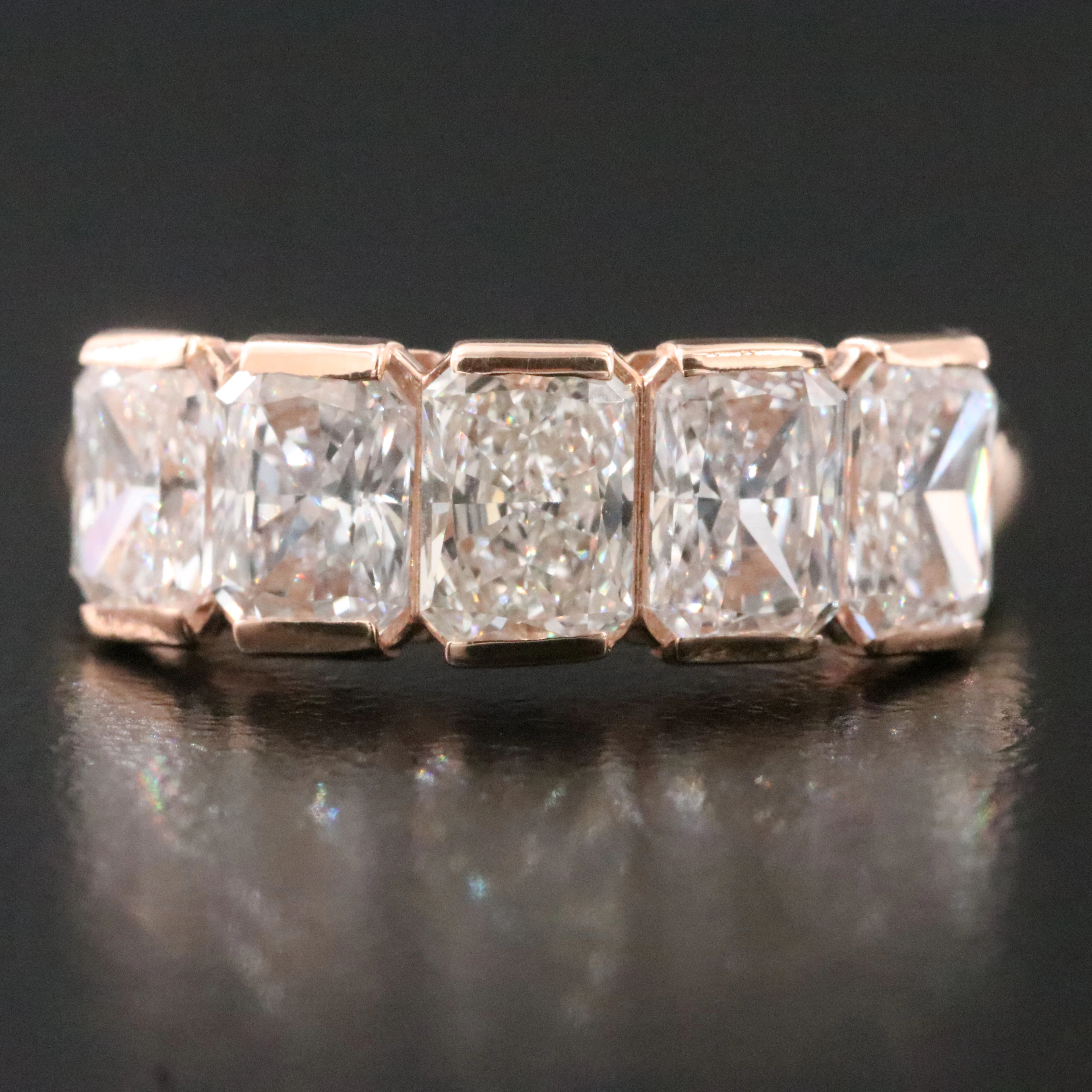 14K Rose Gold 2.58 CTW Lab Grown Diamond Ring