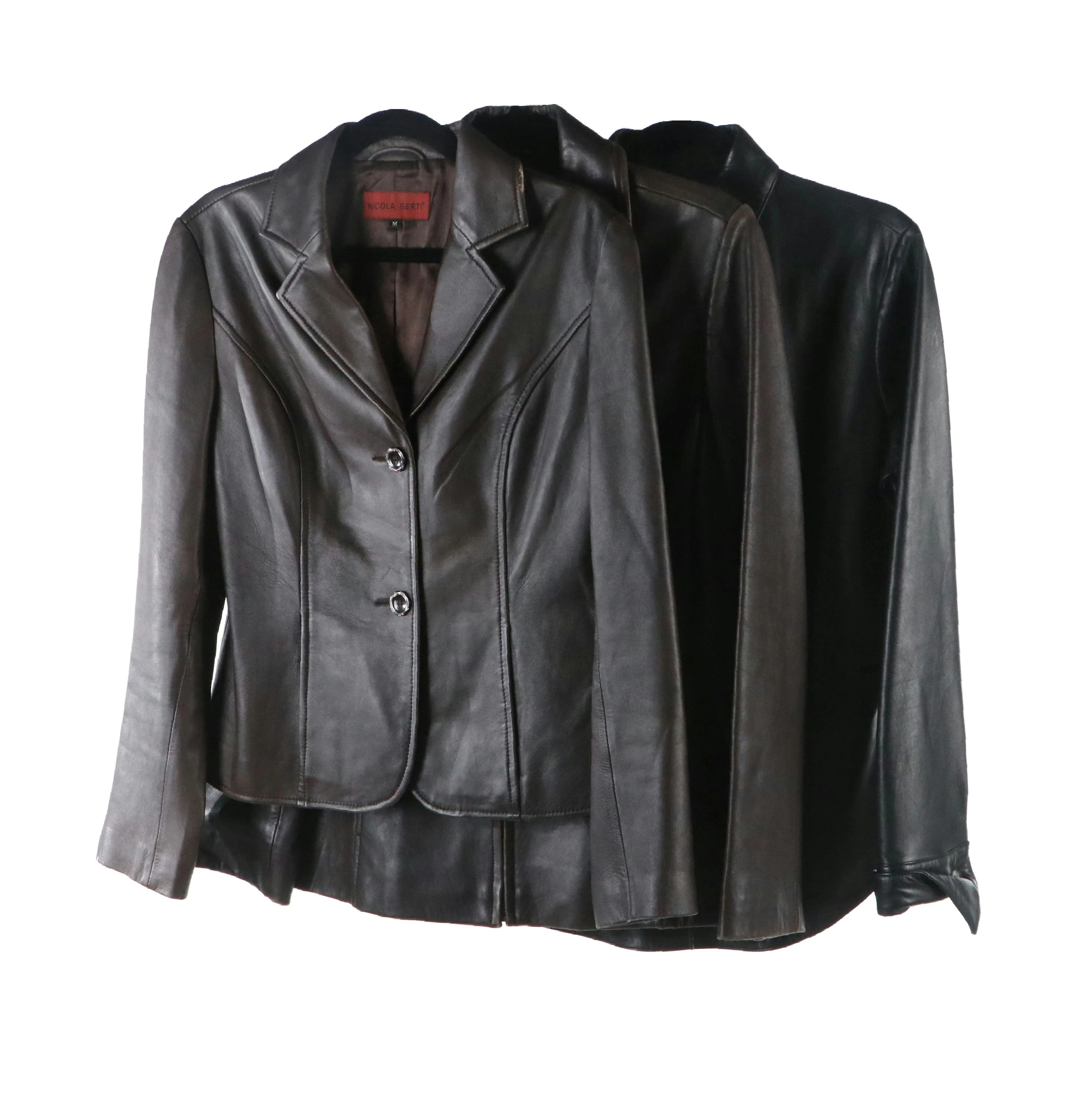 Leather Jackets and Shirt Jacket Including Nicola Berti and Liz Claiborne