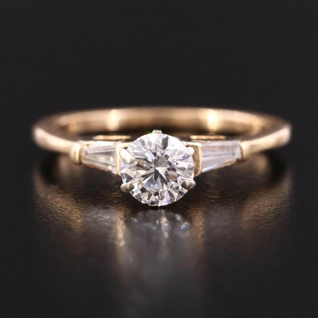 14K 0.65 CTW Diamond Ring