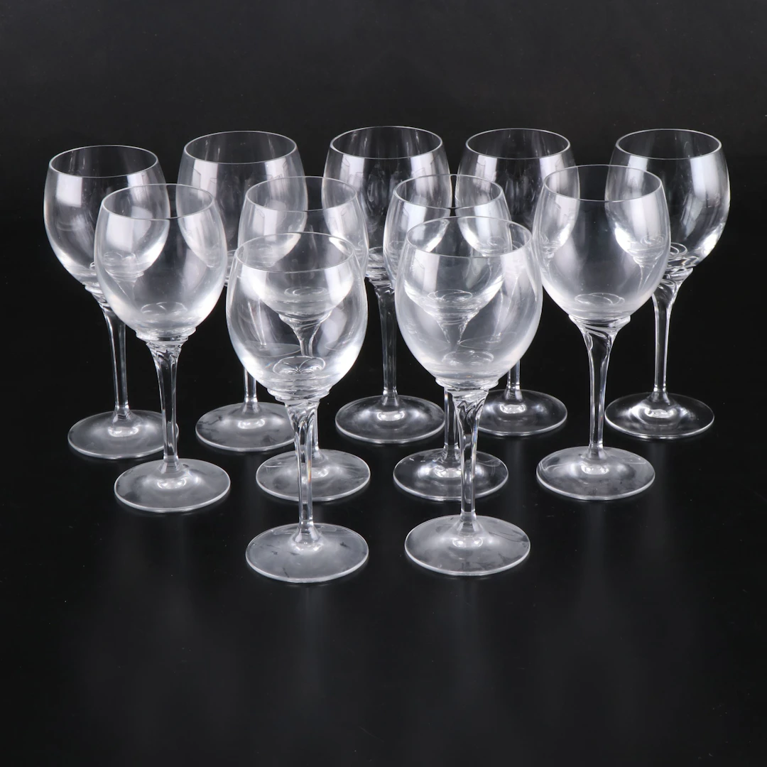 Nachtmann "Achat" Crystal Wine Glasses, Late 20th/Early 21st C.