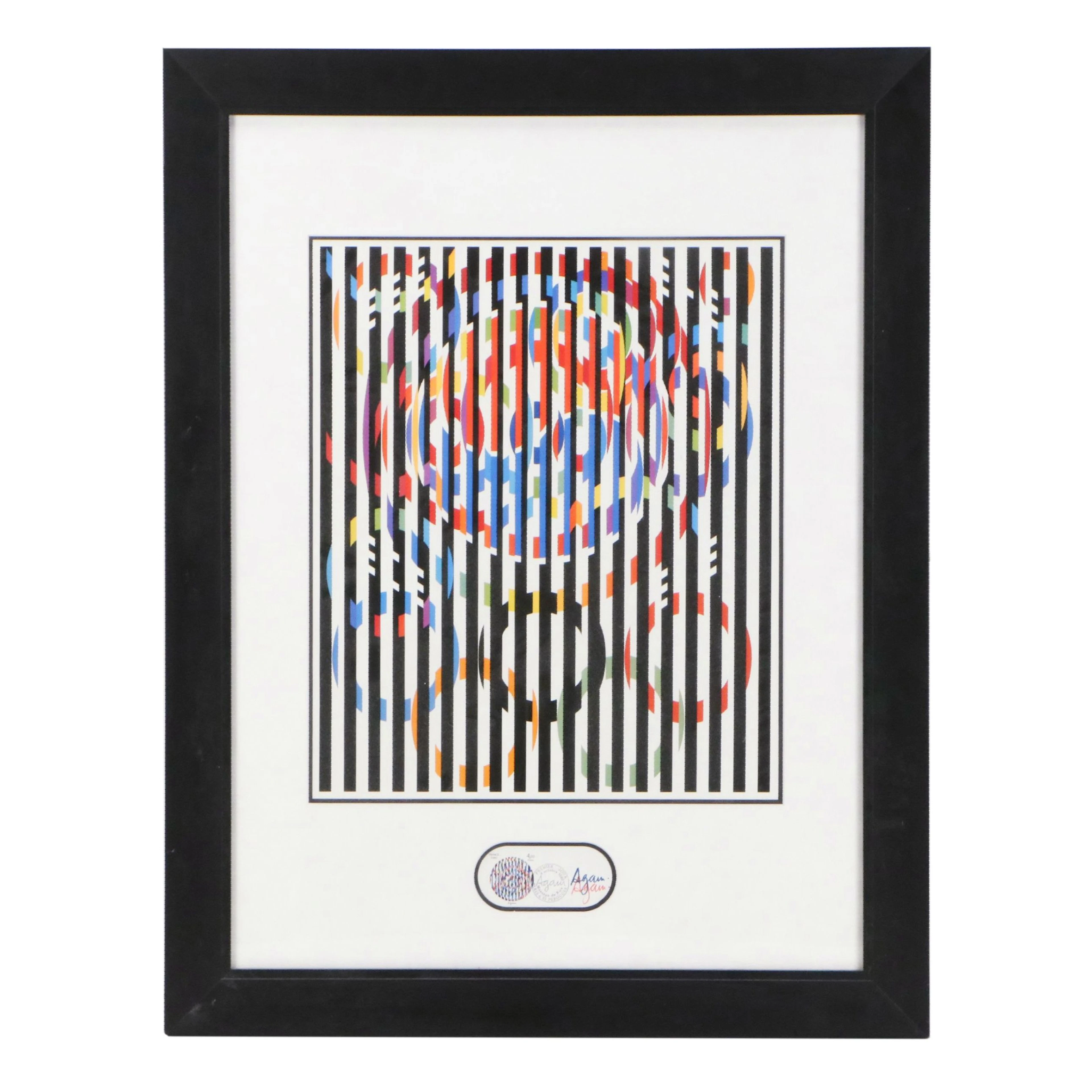 Yaacov Agam Giclée "Message of Peace," 2014