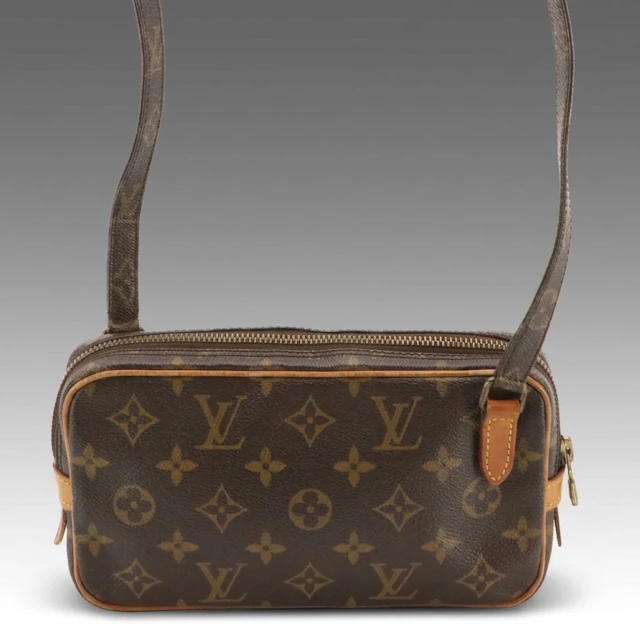 Louis Vuitton Pochette Marly Bandoulière in Monogram Canvas & Vachetta Leather