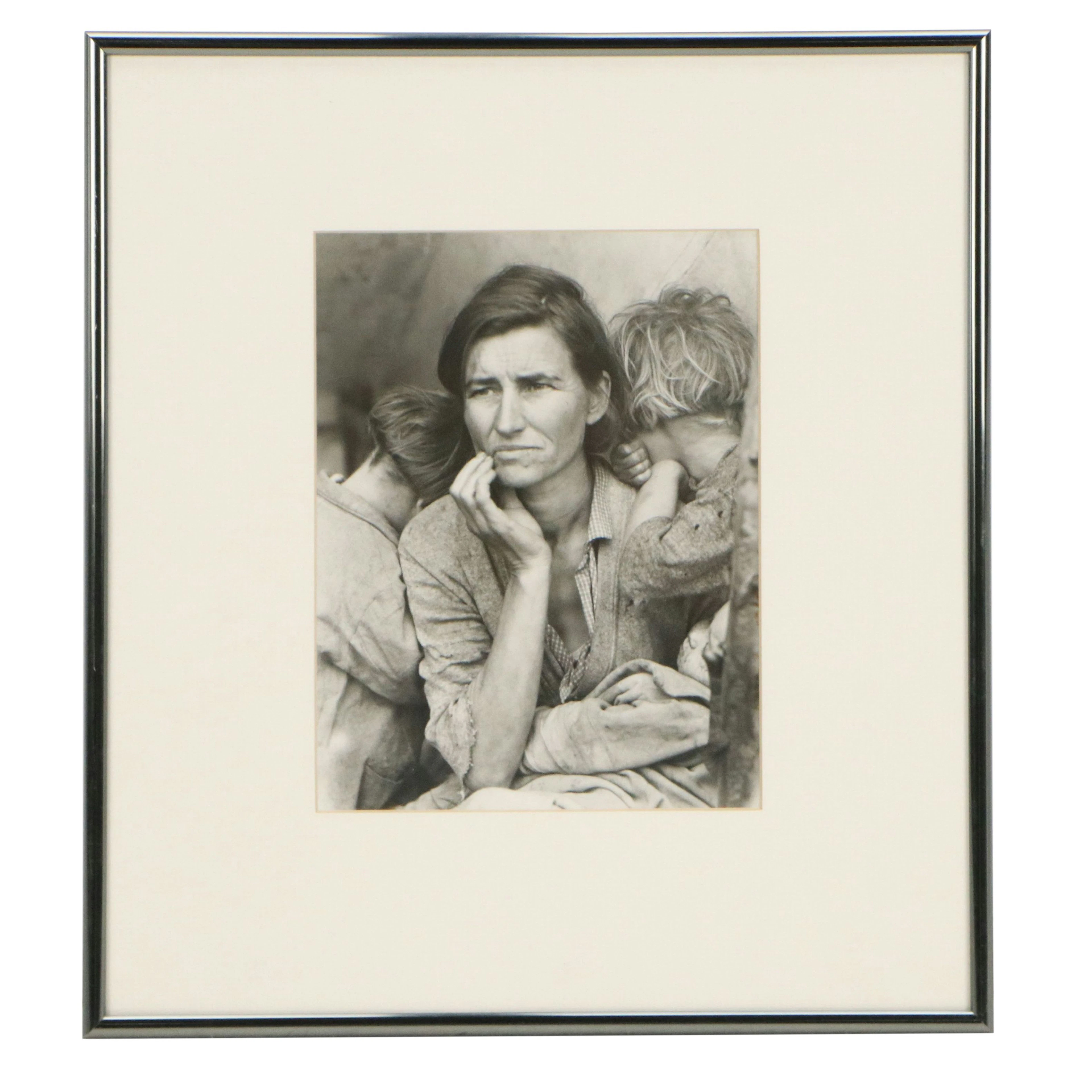 Photograph After Dorothea Lange "A Destitute Mother"