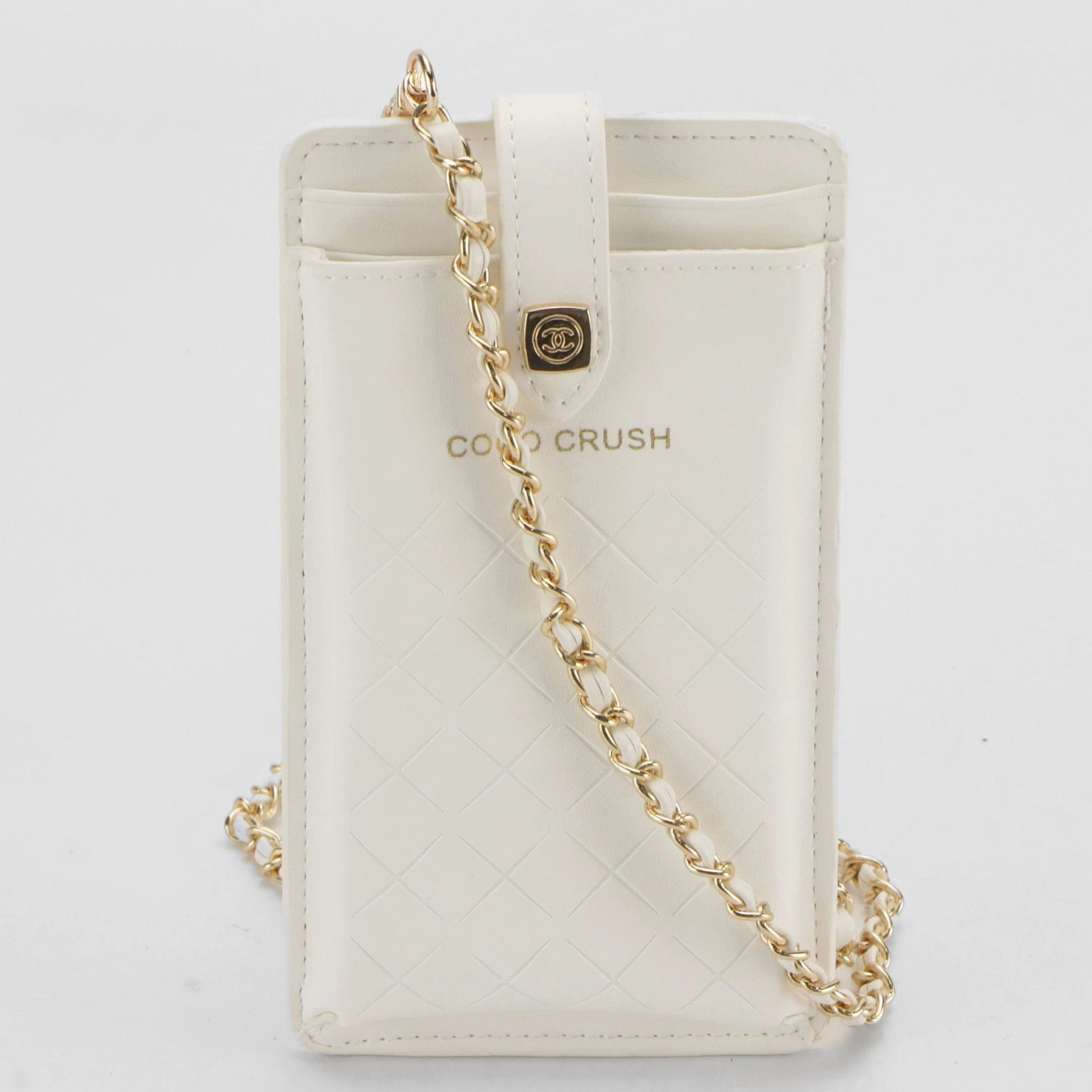 Chanel Joaillerie Coco Crush Promotional Crossbody Phone Wallet on Chain in Box
