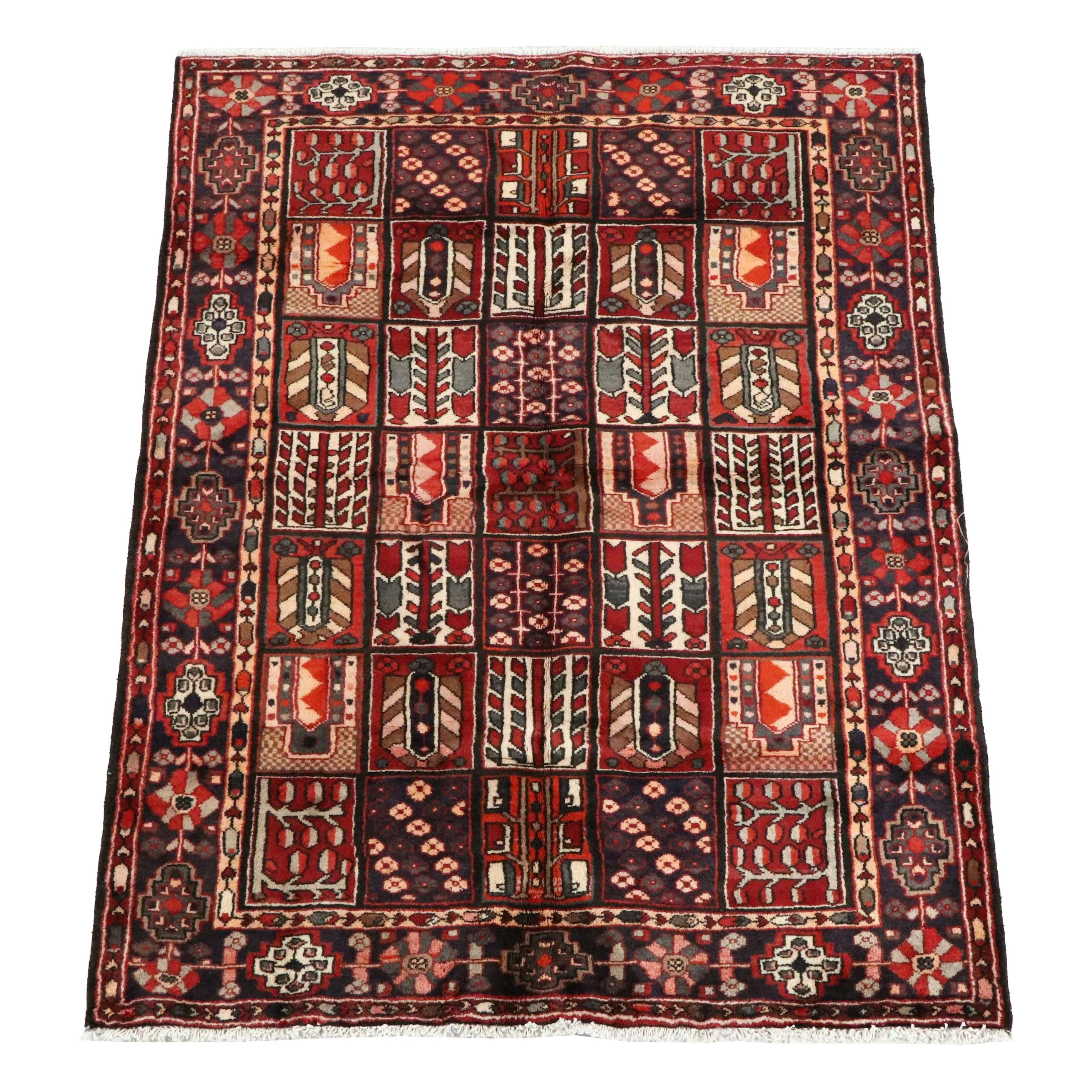 5'4 x 7' Hand-Knotted Persian Bakhtiari Area Rug