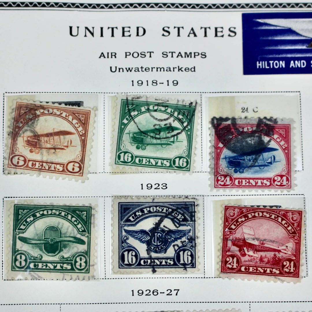 U.S. Airmail Stamp Collection, Mint and Used