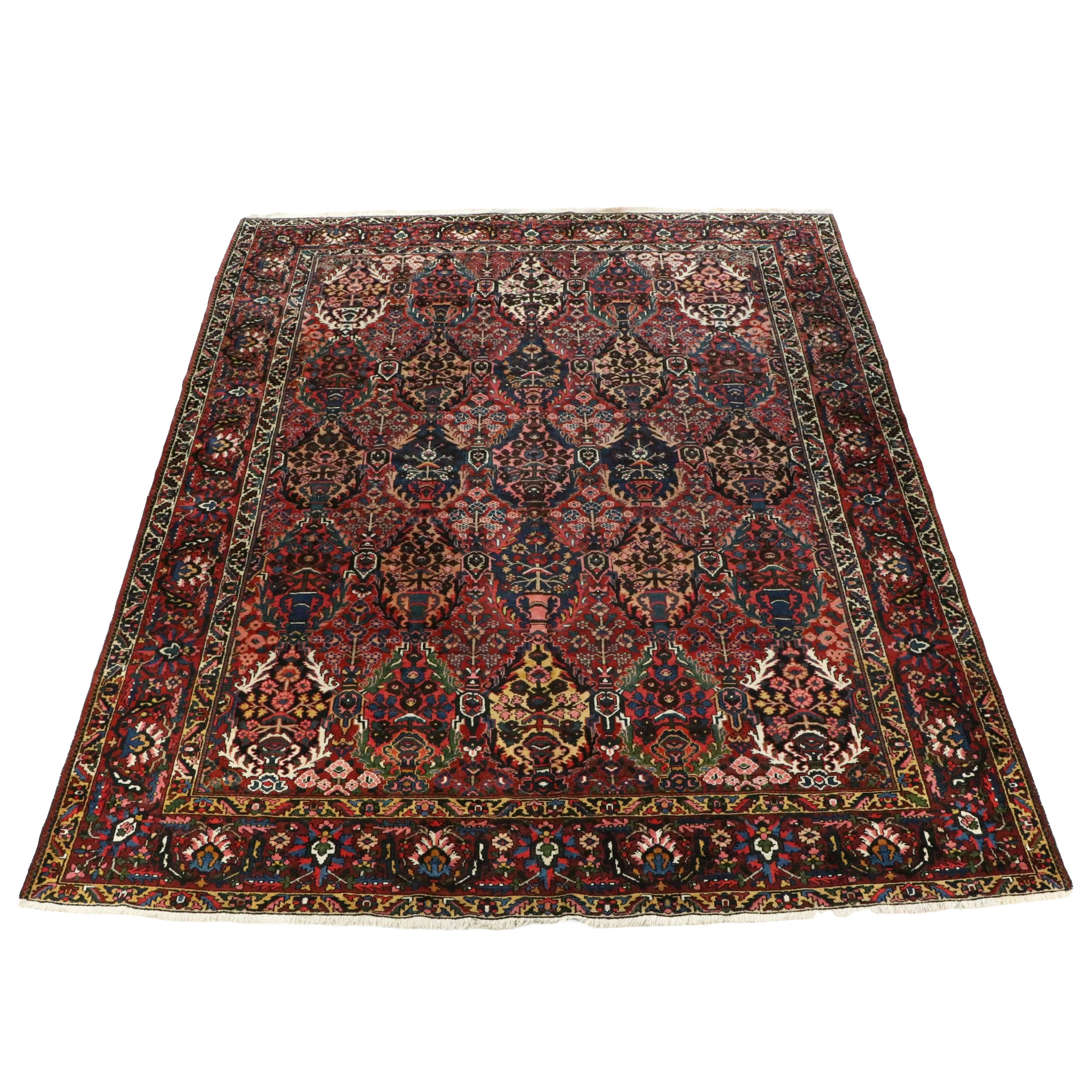 13' x 16'2 Hand-Knotted Persian Bakhtiari Room-Sized Rug