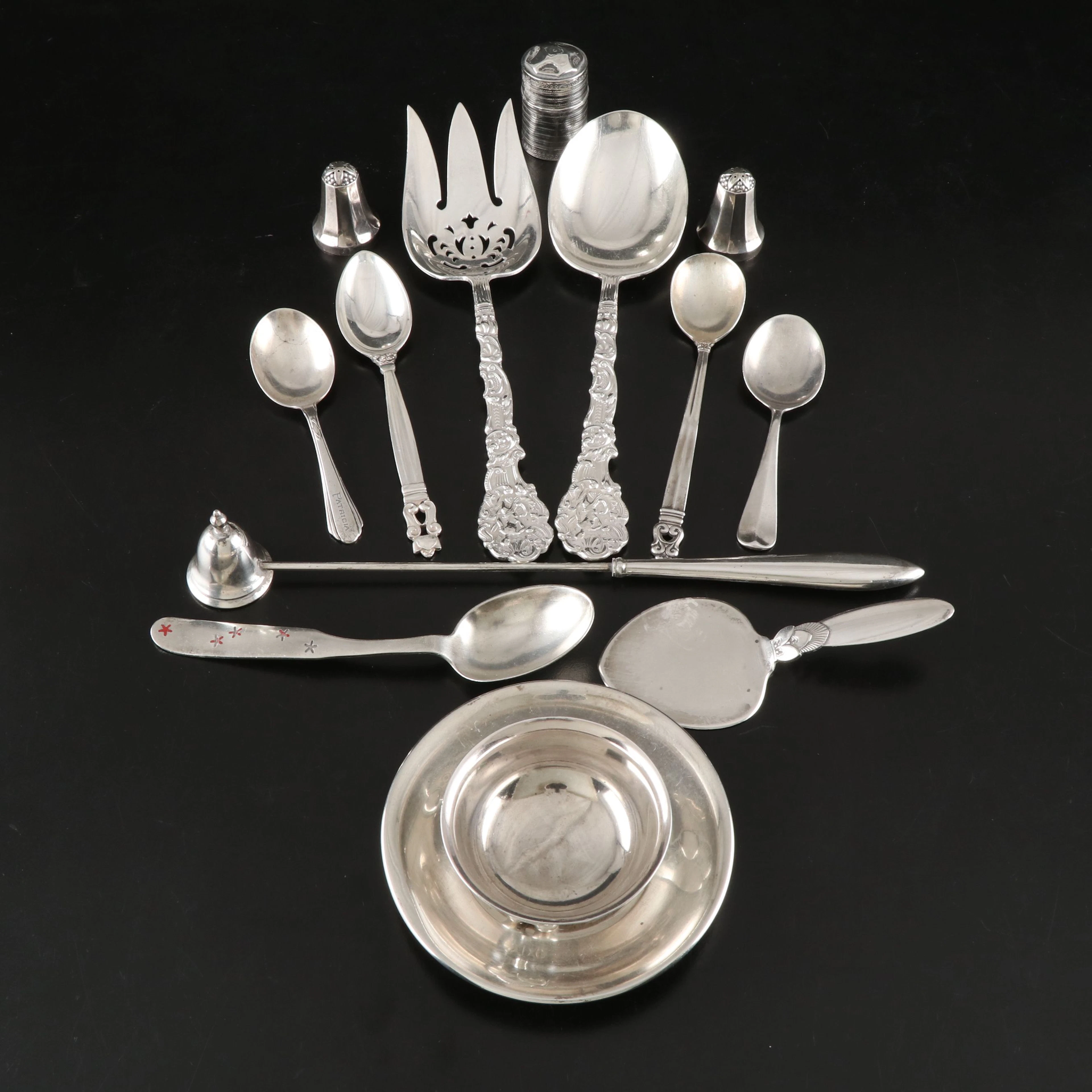 Gorham "Versailles" Sterling Silver Serving Set and More Sterling Tableware
